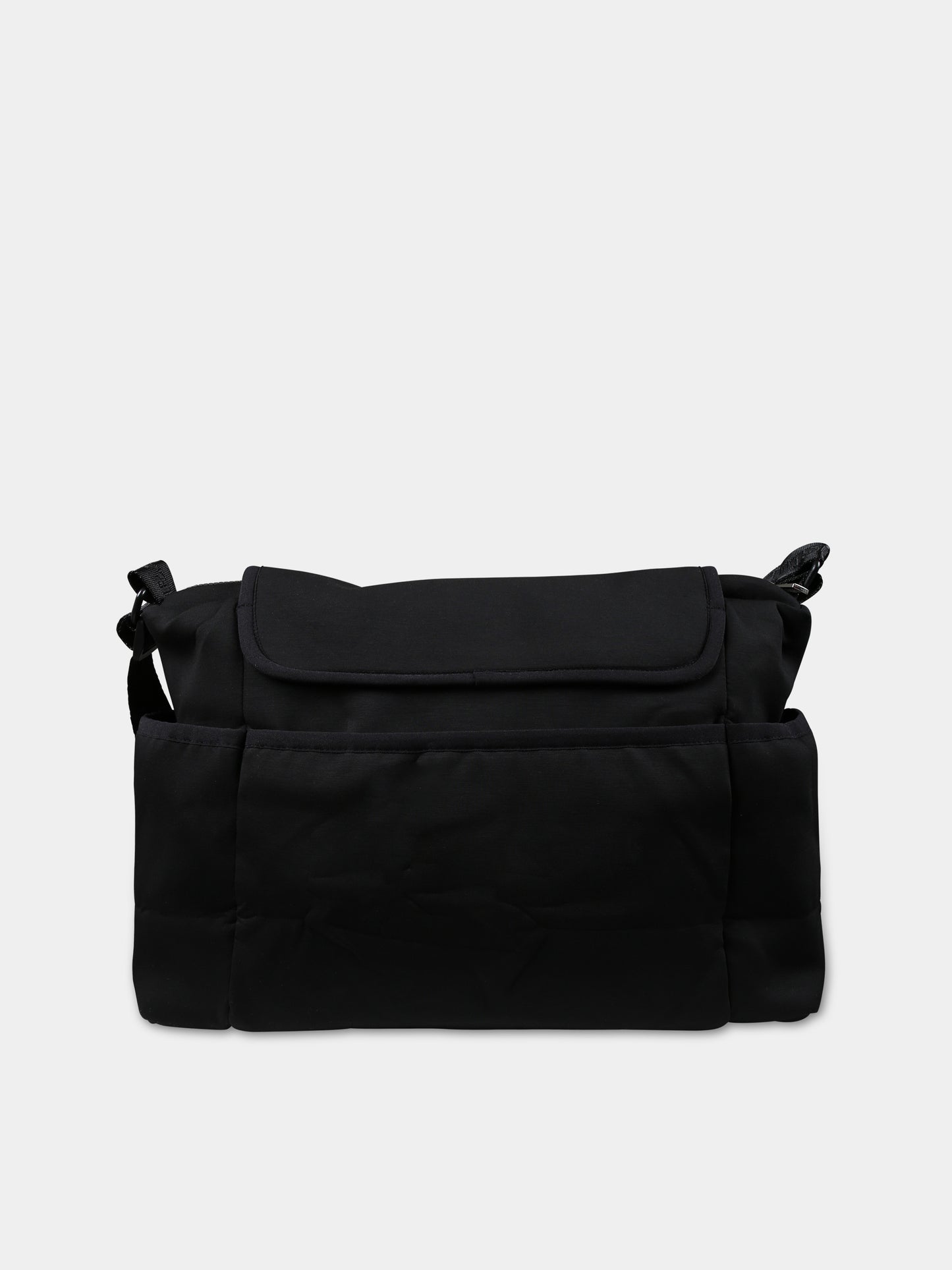 Borsa mamma nera per neonati con Teddy bear e logo,Moschino Kids,MOX03O LDA32 60100