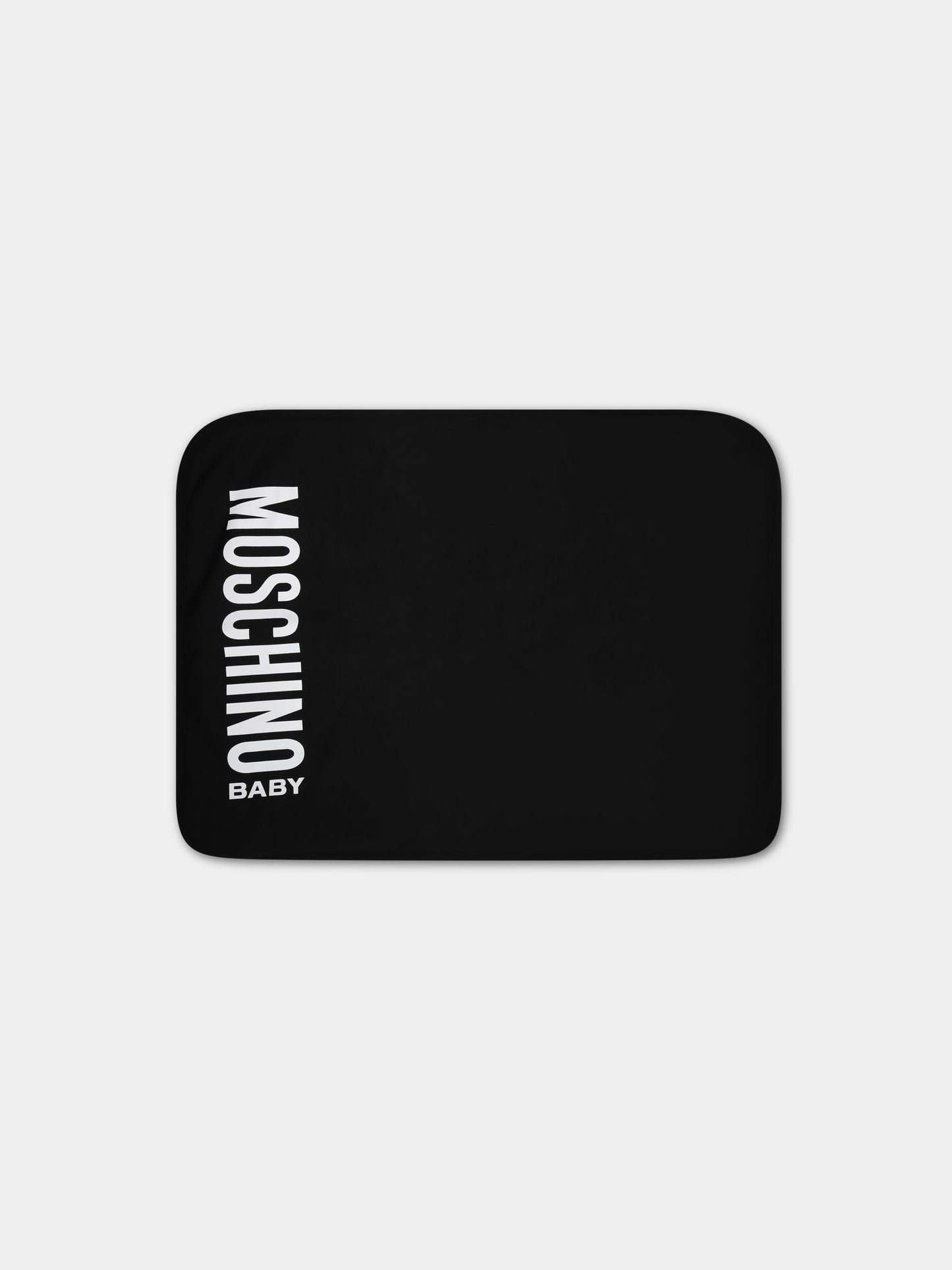 Borsa mamma nera per neonati con Teddy bear e logo,Moschino Kids,MOX03O LDA32 60100