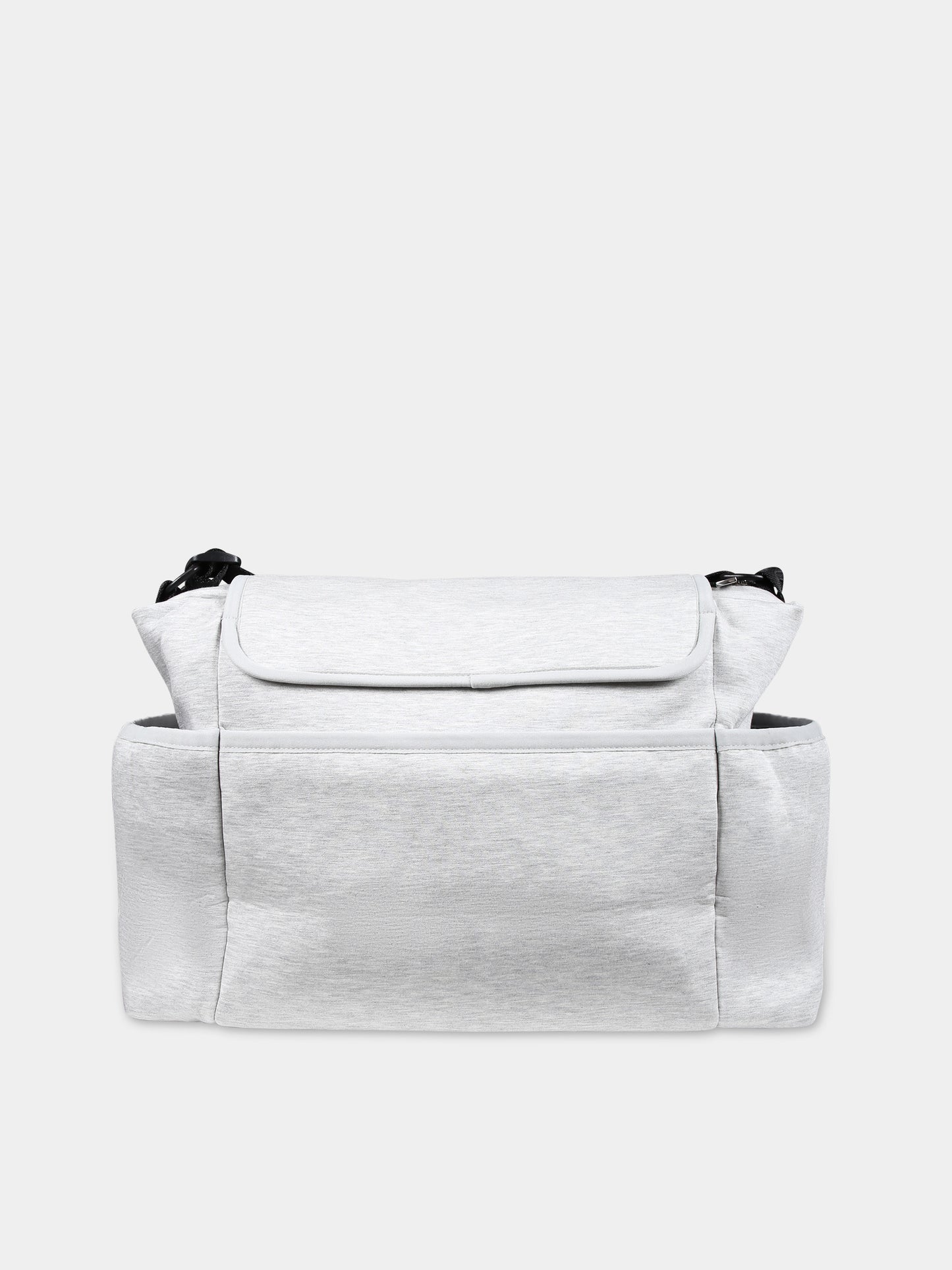 Borsa mamma grigia per neonati con Teddy bear e logo,Moschino Kids,MOX03O LDA32 60926