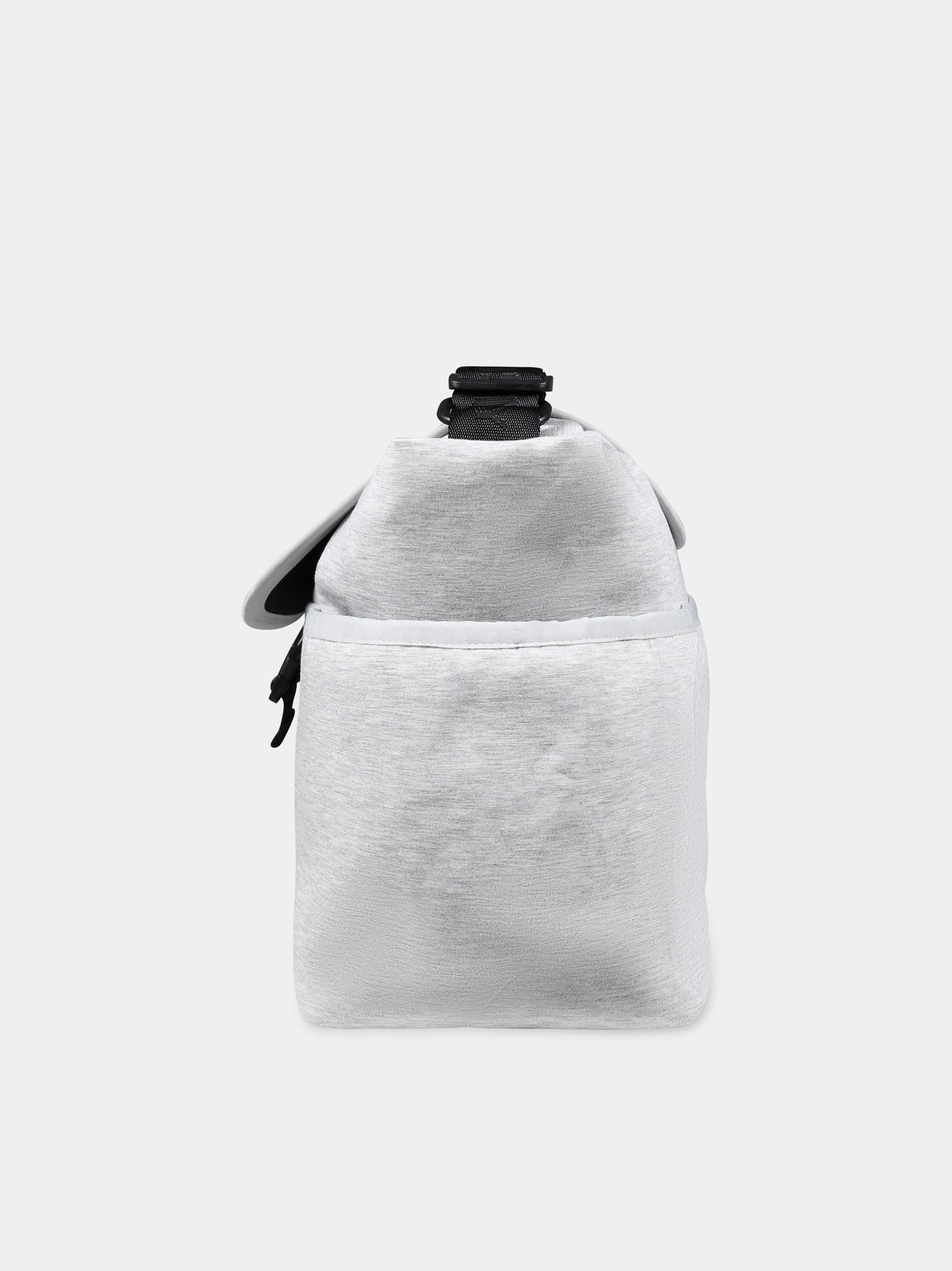 Borsa mamma grigia per neonati con Teddy bear e logo,Moschino Kids,MOX03O LDA32 60926