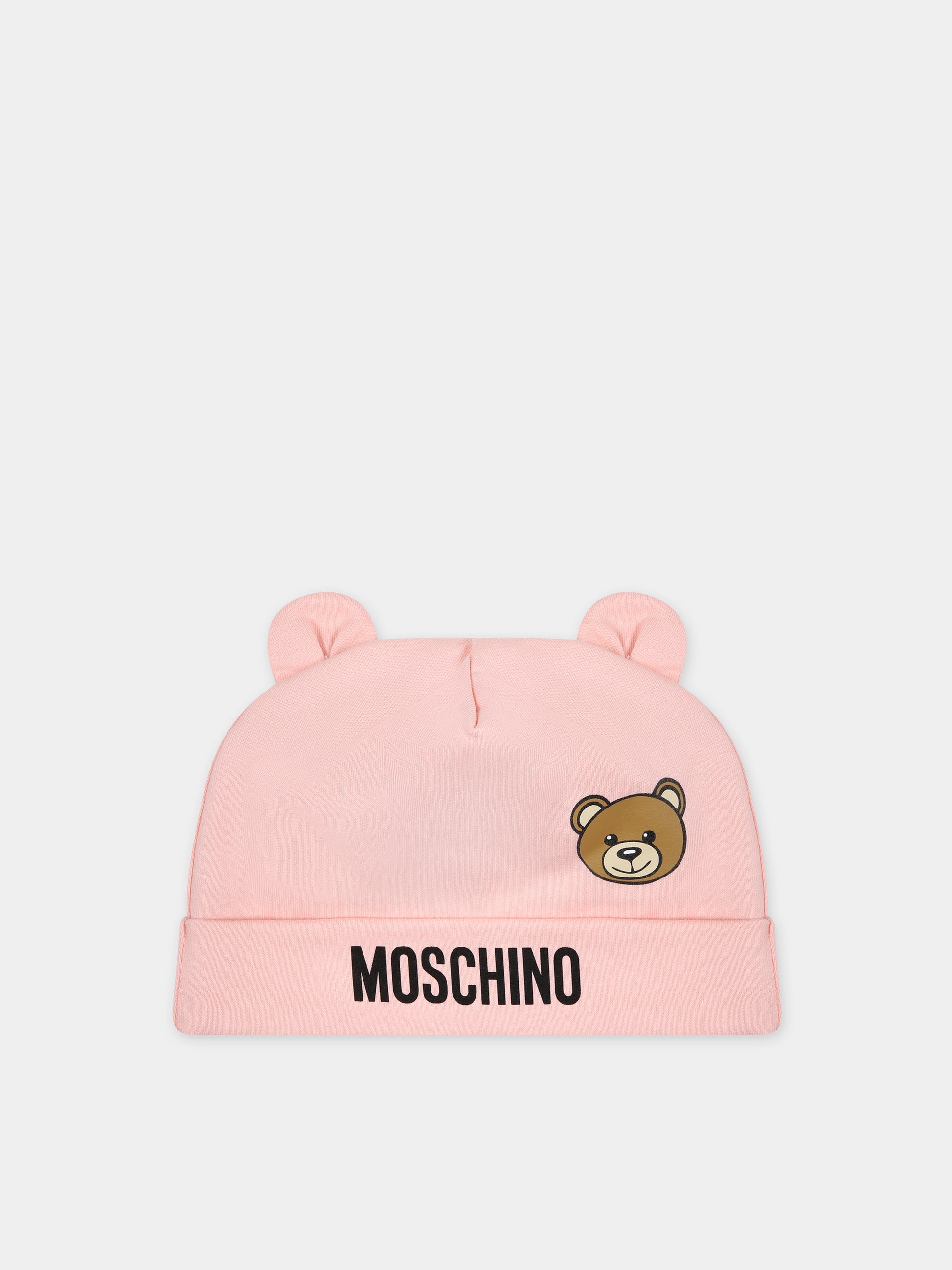 Set rosa per neonata con Teddy Bear,Moschino Kids,MUY06Q LCA19 50209