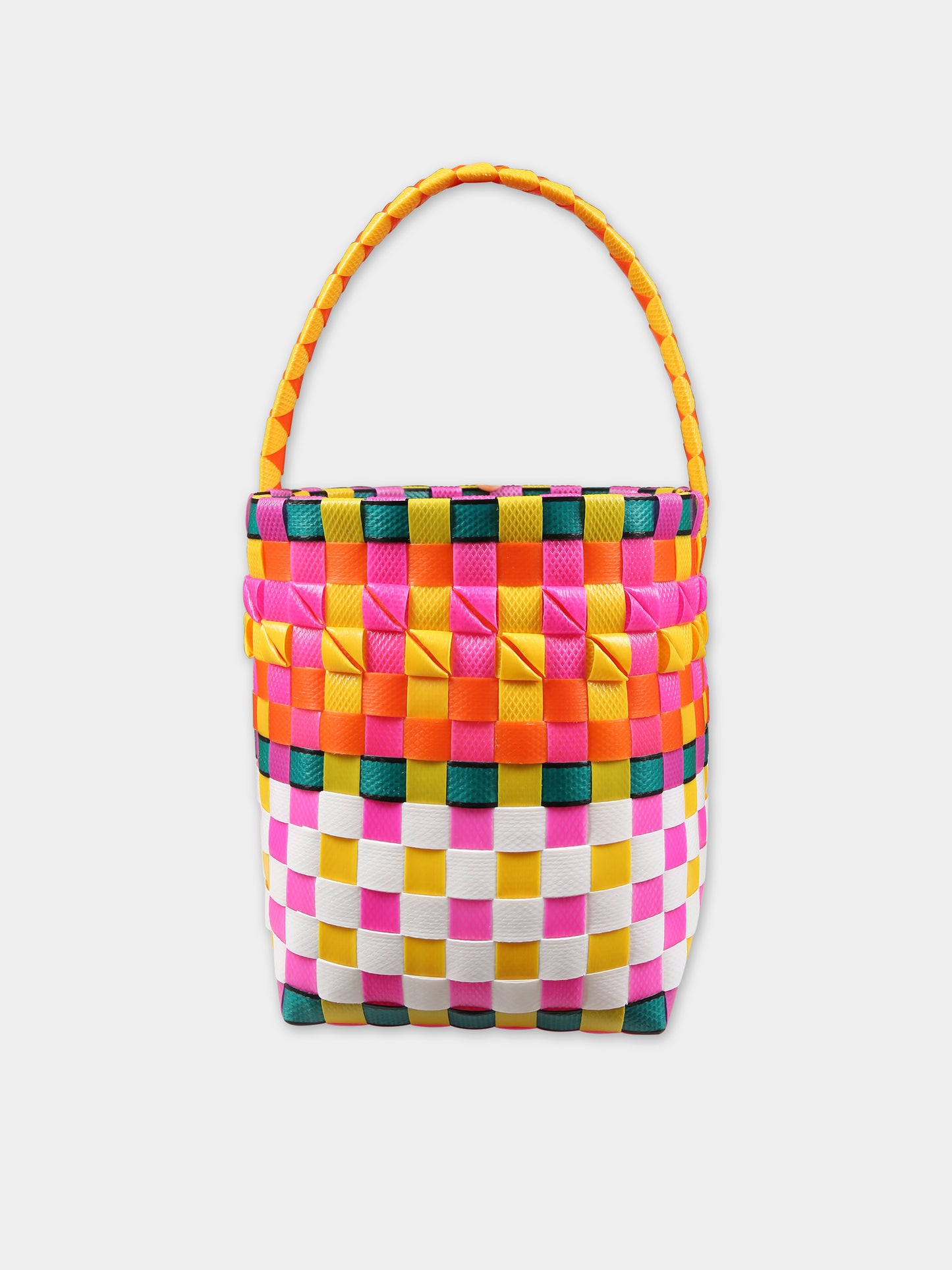 Borsa multicolor per bambina con logo,Marni Kids,M00332 M00IW MW62F 0M340