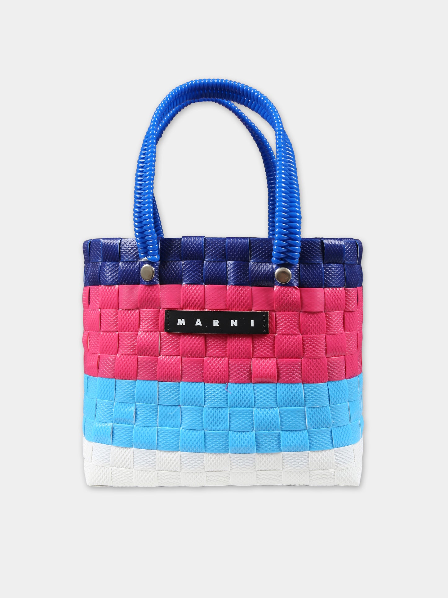 Borsa multicolor per bambina con logo,Marni Kids,M00816 M00IW MW81F 0M846