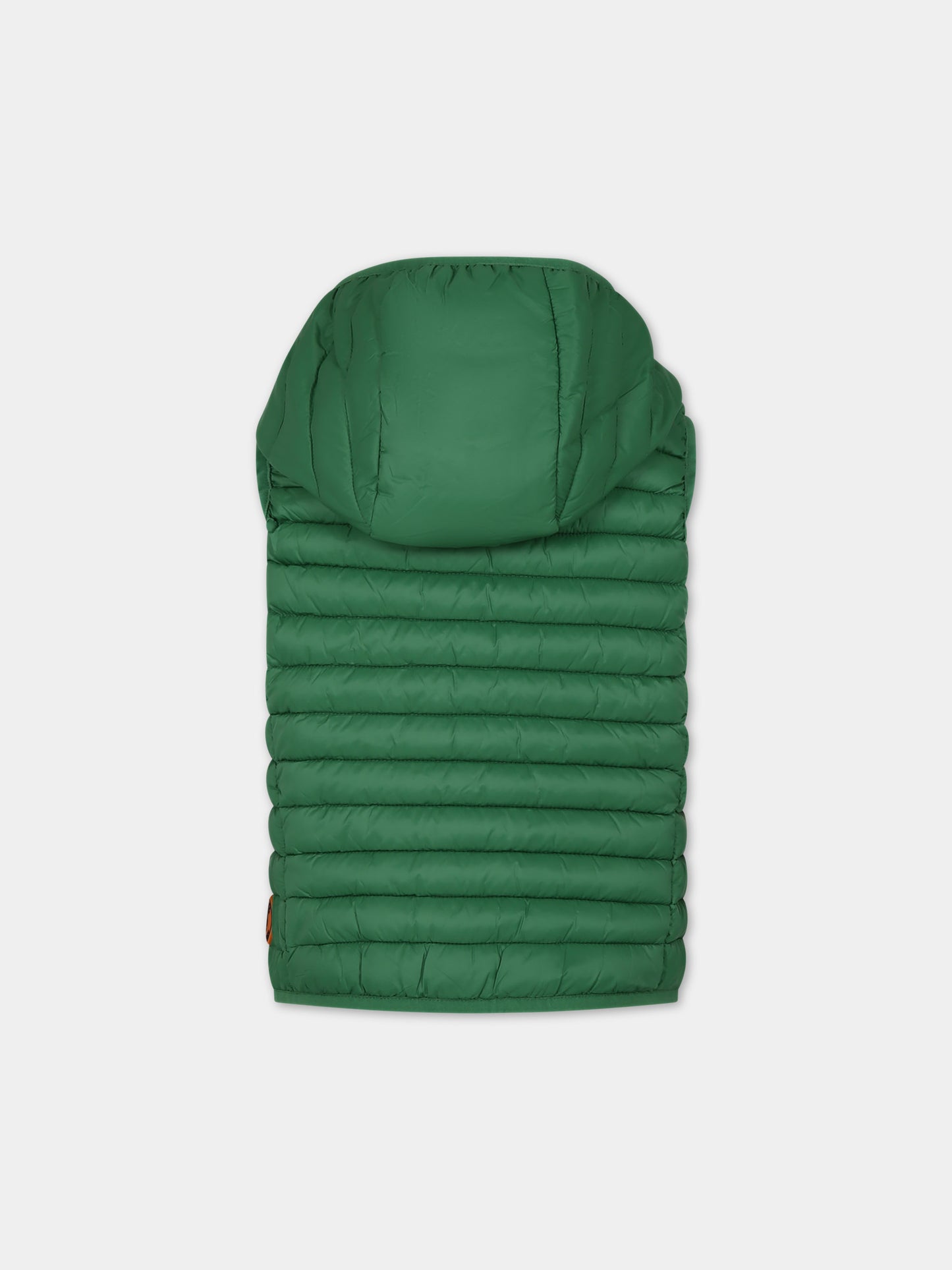 Gilet Cupid verde per bambino,Save The Duck Kids,J80649X GIGA18 50043