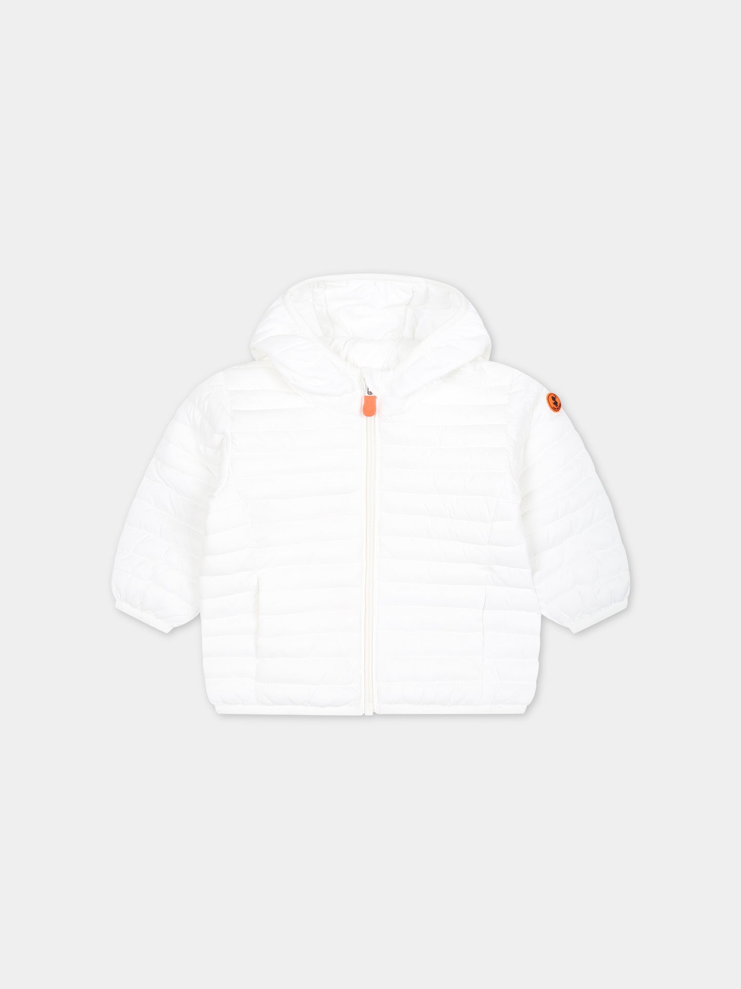 Piumino Nene bianco per neonato con logo,Save The Duck Kids,I30003X GIGA18 00000