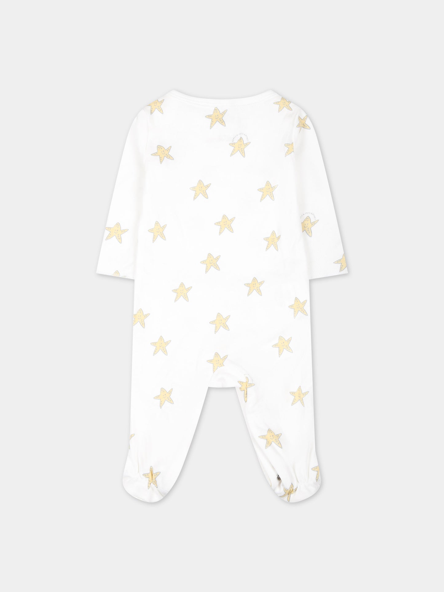 Set tutine avorio per neonati con stelle marine,Stella Mccartney Kids,TUB529 Z1788 101MC