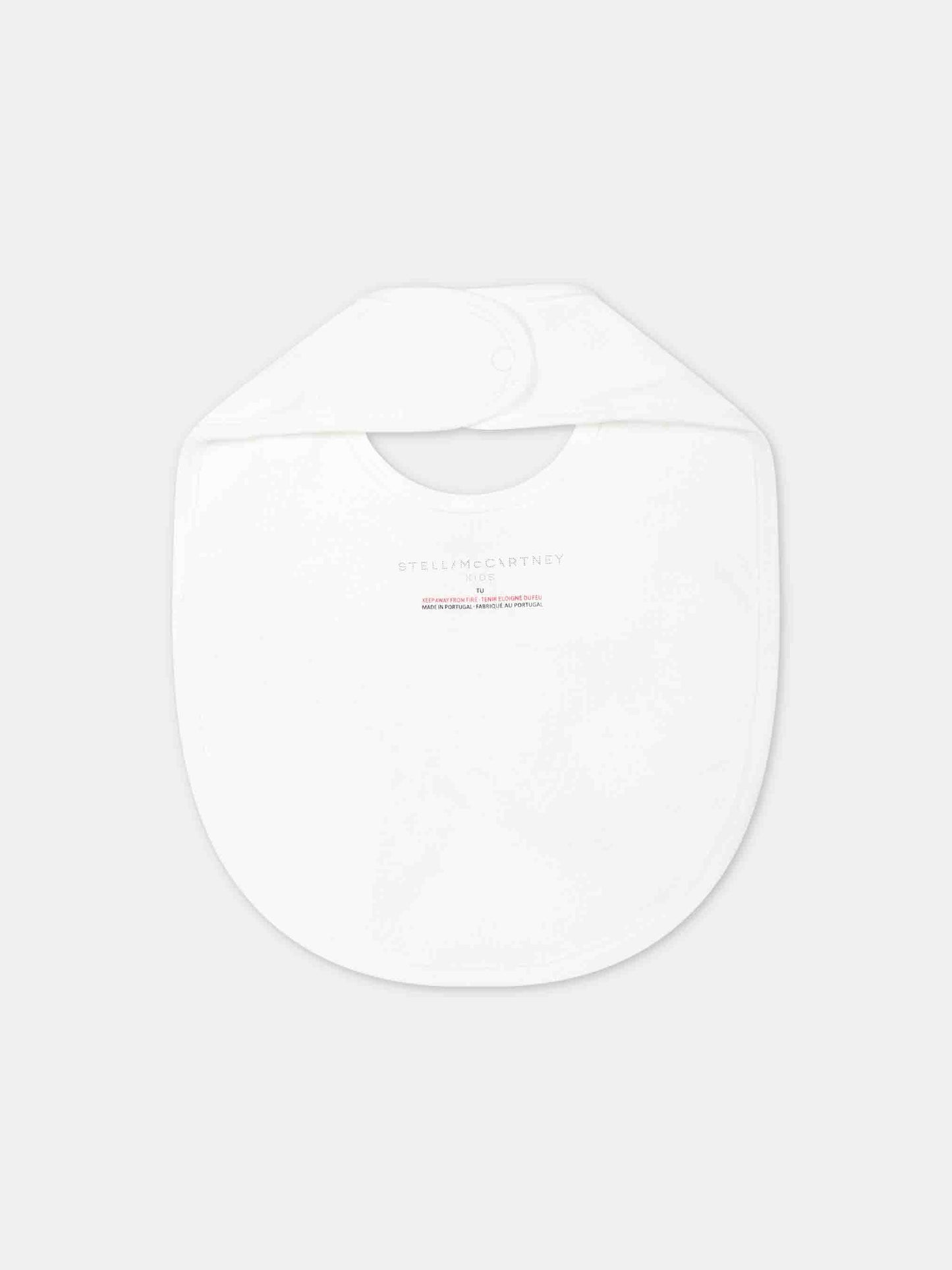 Set bianco per neonati con stelle e logo,Stella Mccartney Kids,TUB549 Z1788 101MC