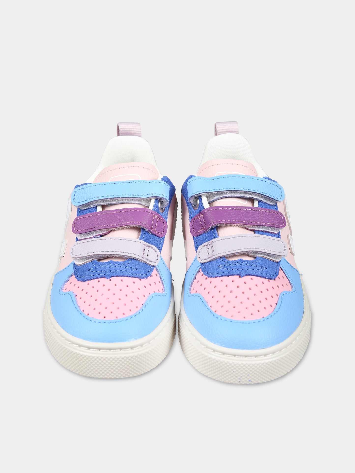 Sneakers rosa per bambina con logo,Veja,CV0503609C