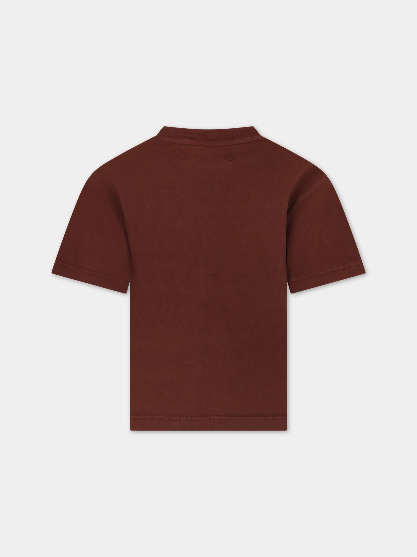 T-shirt 'Bolso' marrone per bambini con tasche,Jacquemus,Q00009 33A