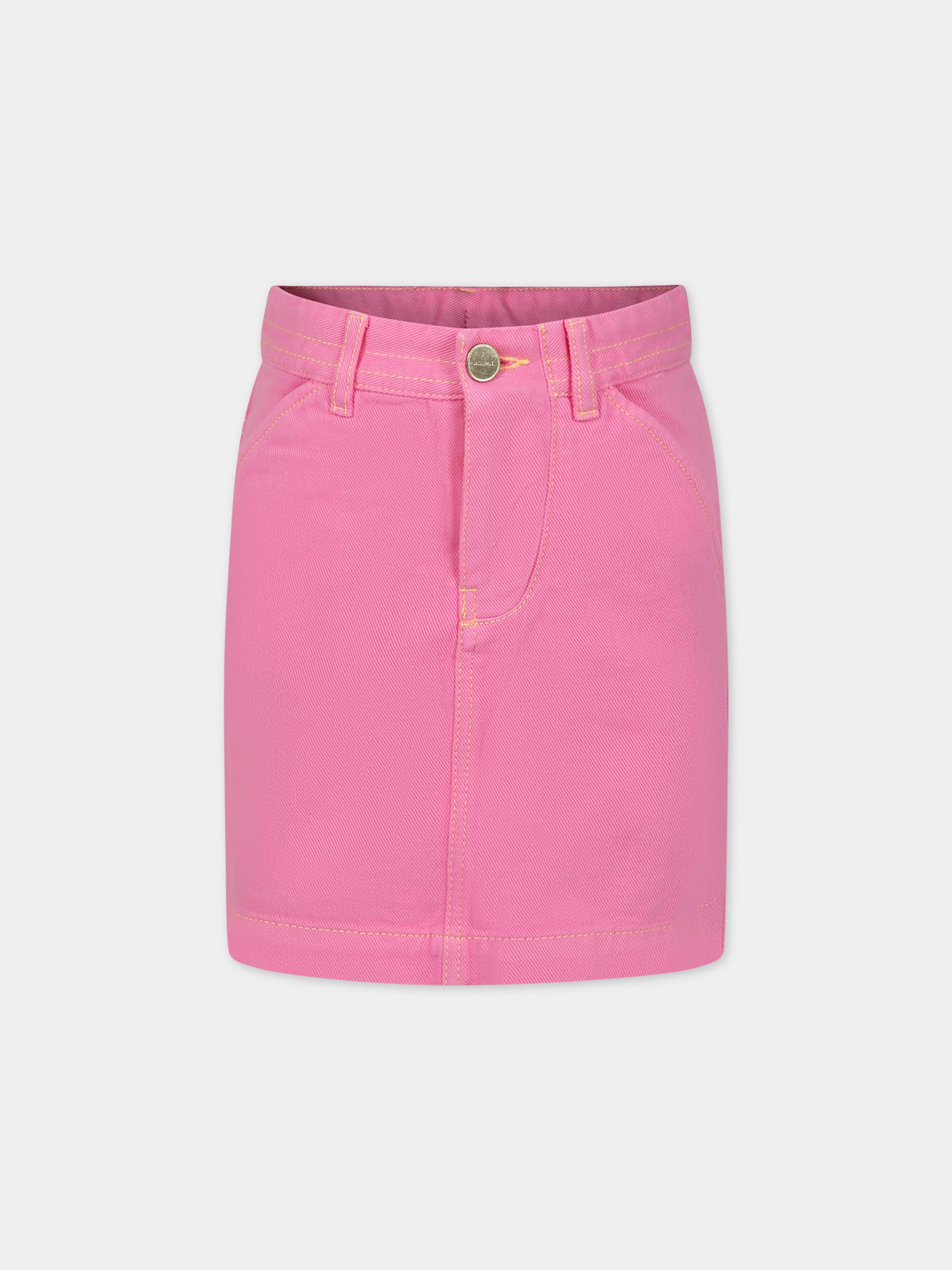 Gonna 'La Jupe De Nîmes' fucsia per bambina,Jacquemus,Q00027 468