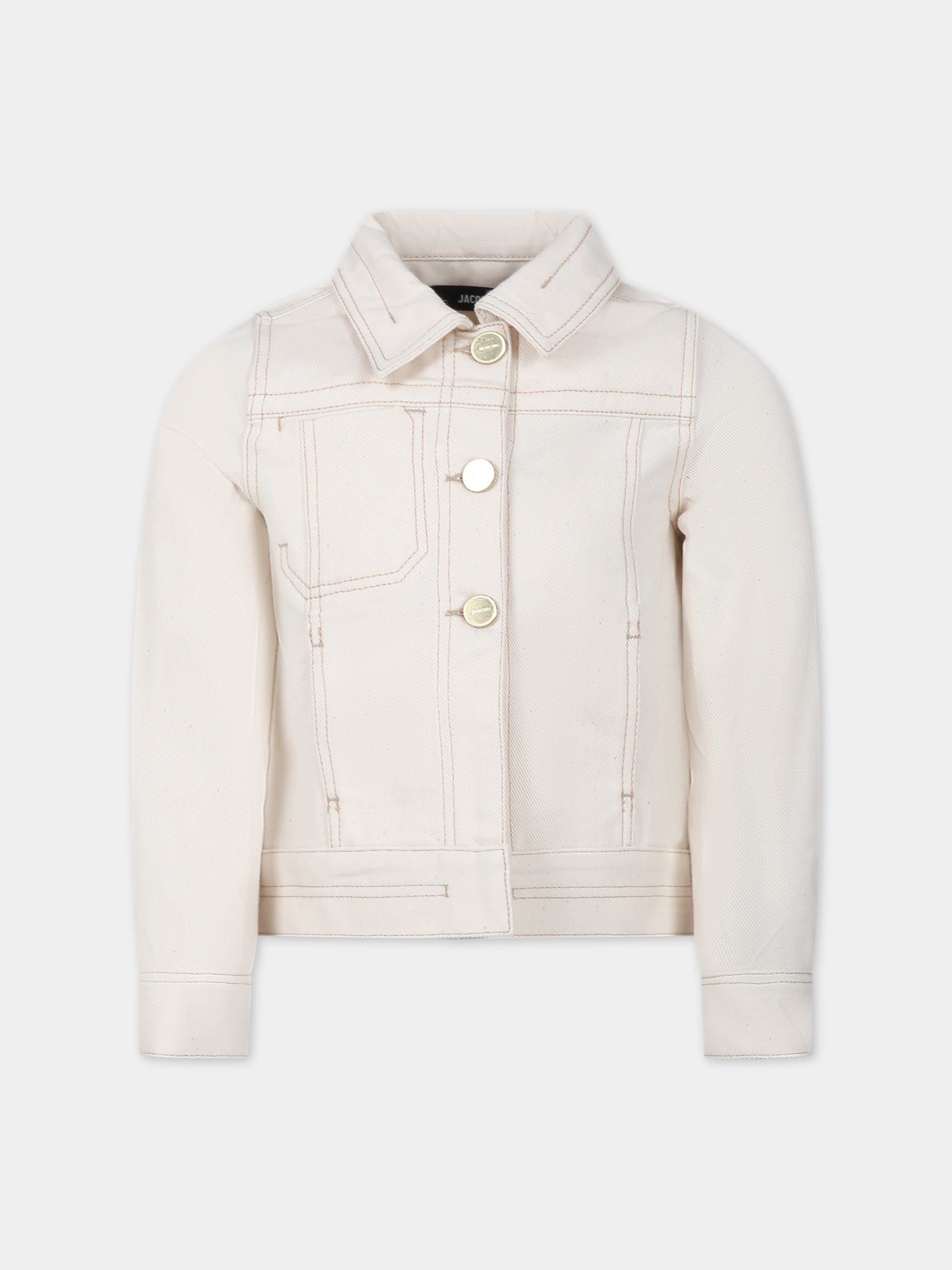 Giubbotto 'La Veste De Nimes' avorio per bambina,Jacquemus,Q00034 148