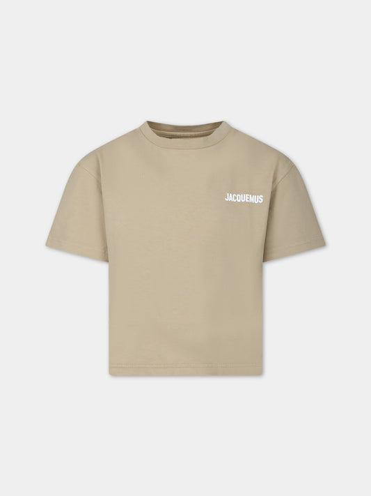 T-shirt 'Le t-shirt Jacquemus' beige  per bambini,Jacquemus,Q00046 277