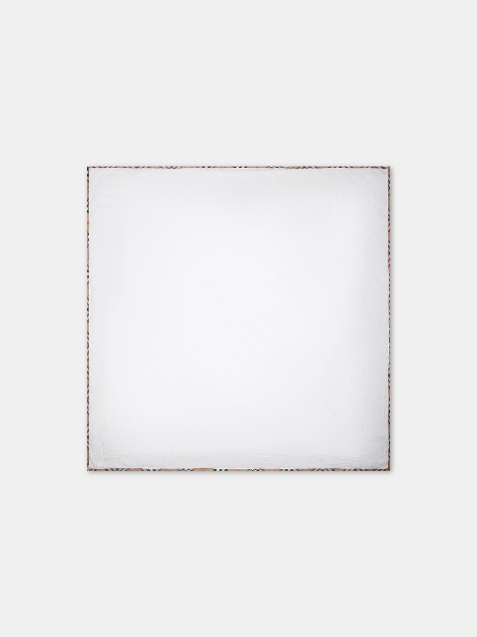 Coperta per neonati con bordo iconico,Burberry Kids,8076366 A1464