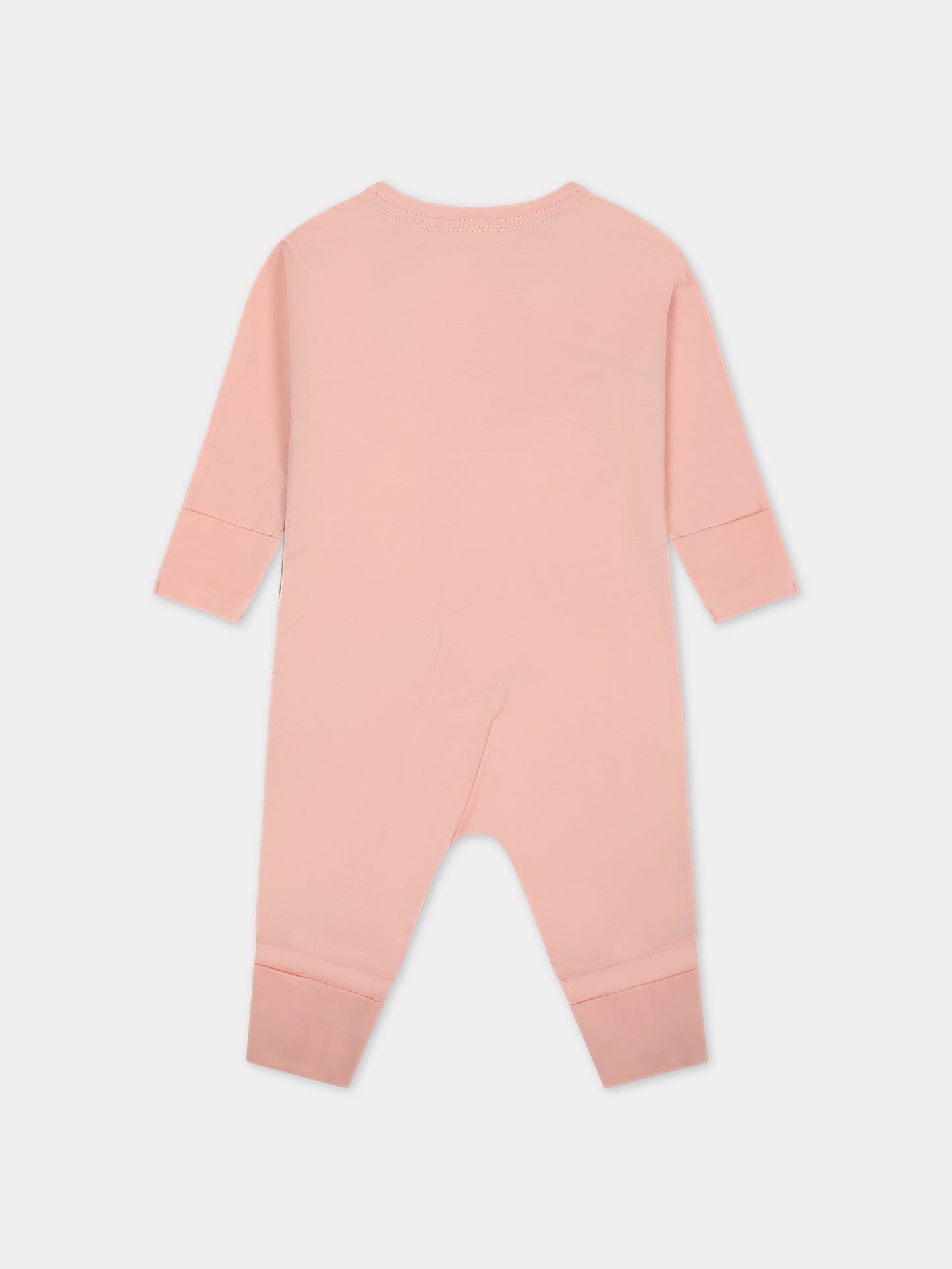 Set rosa per neonata con logo,Burberry Kids,8072046 A4378
