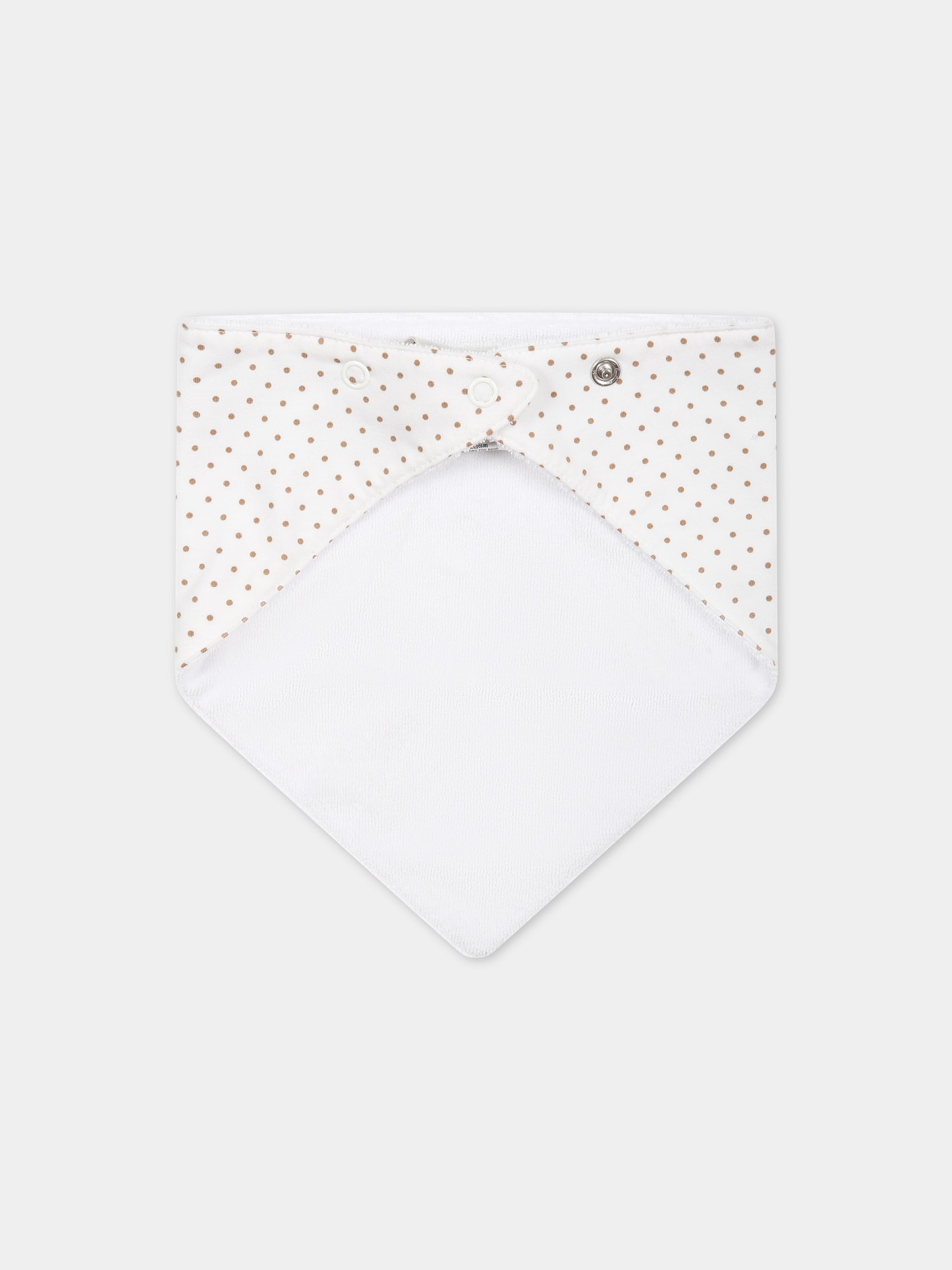 Completo bianco per neonati con logo e pois all-over,Burberry Kids,8078866 A7168