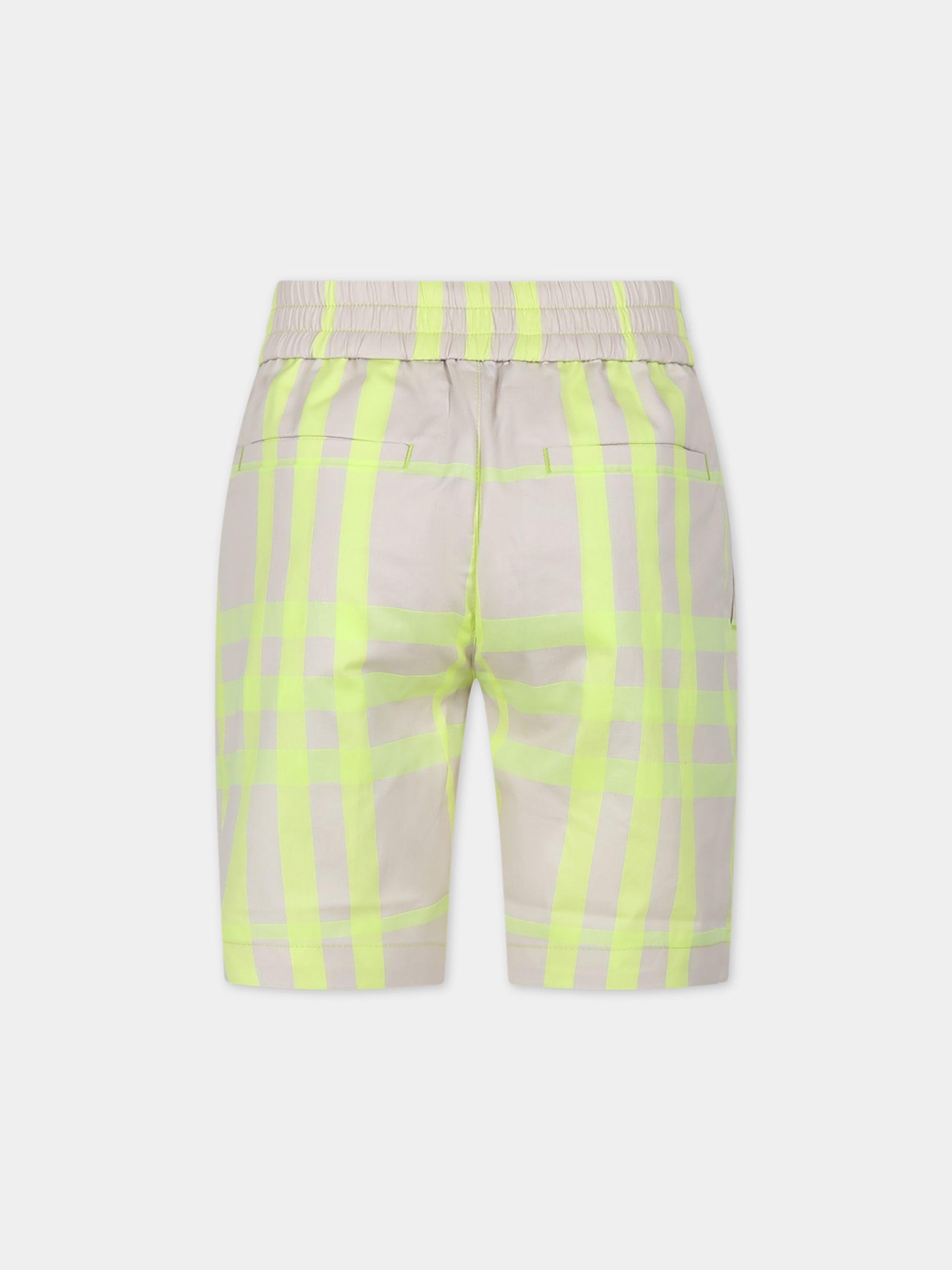 Shorts sportivi avorio,Burberry Kids,8078271 B8263