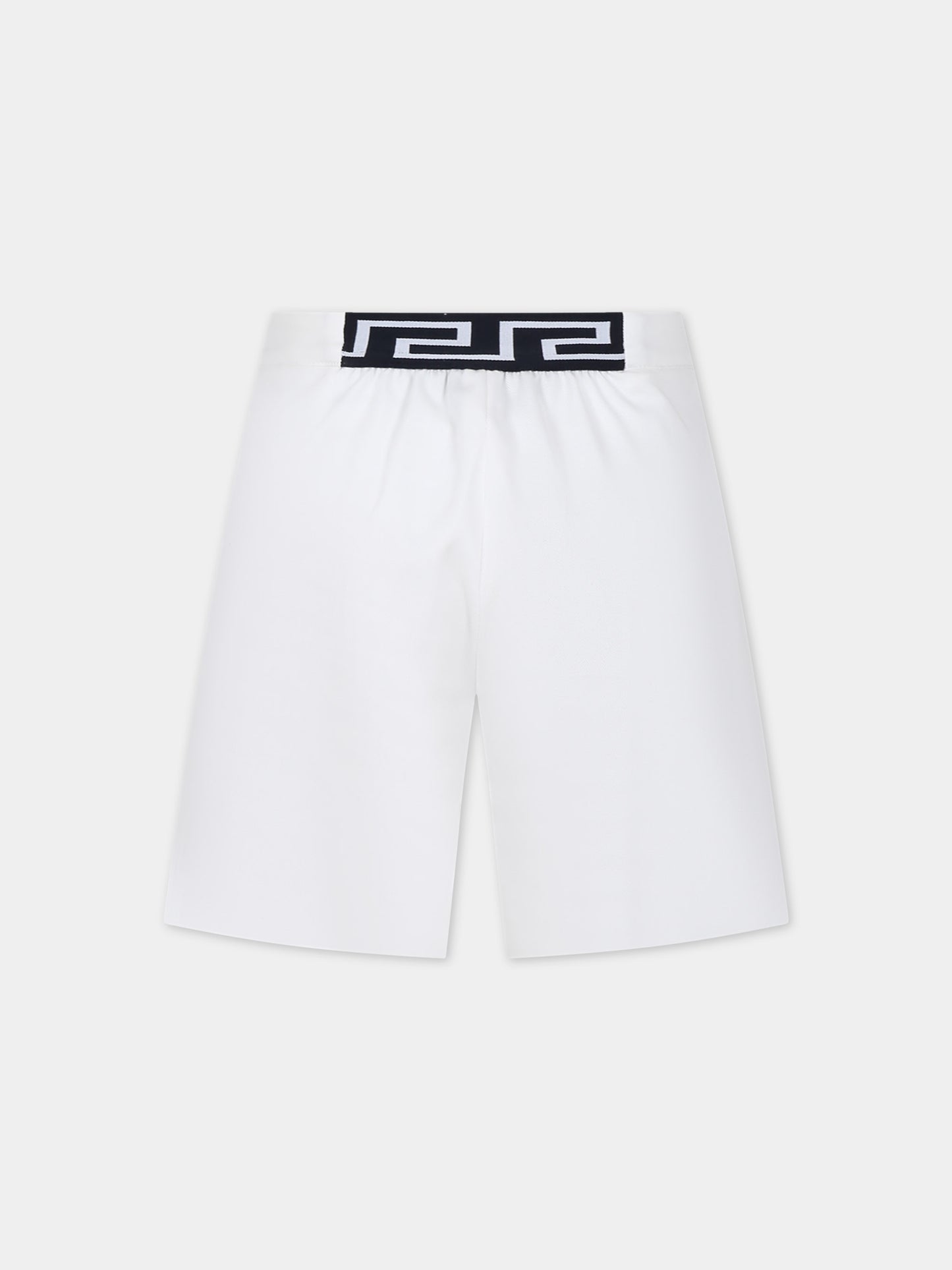 Shorts elegante bianco per bambina,Versace,1013649 1A09209 1W010