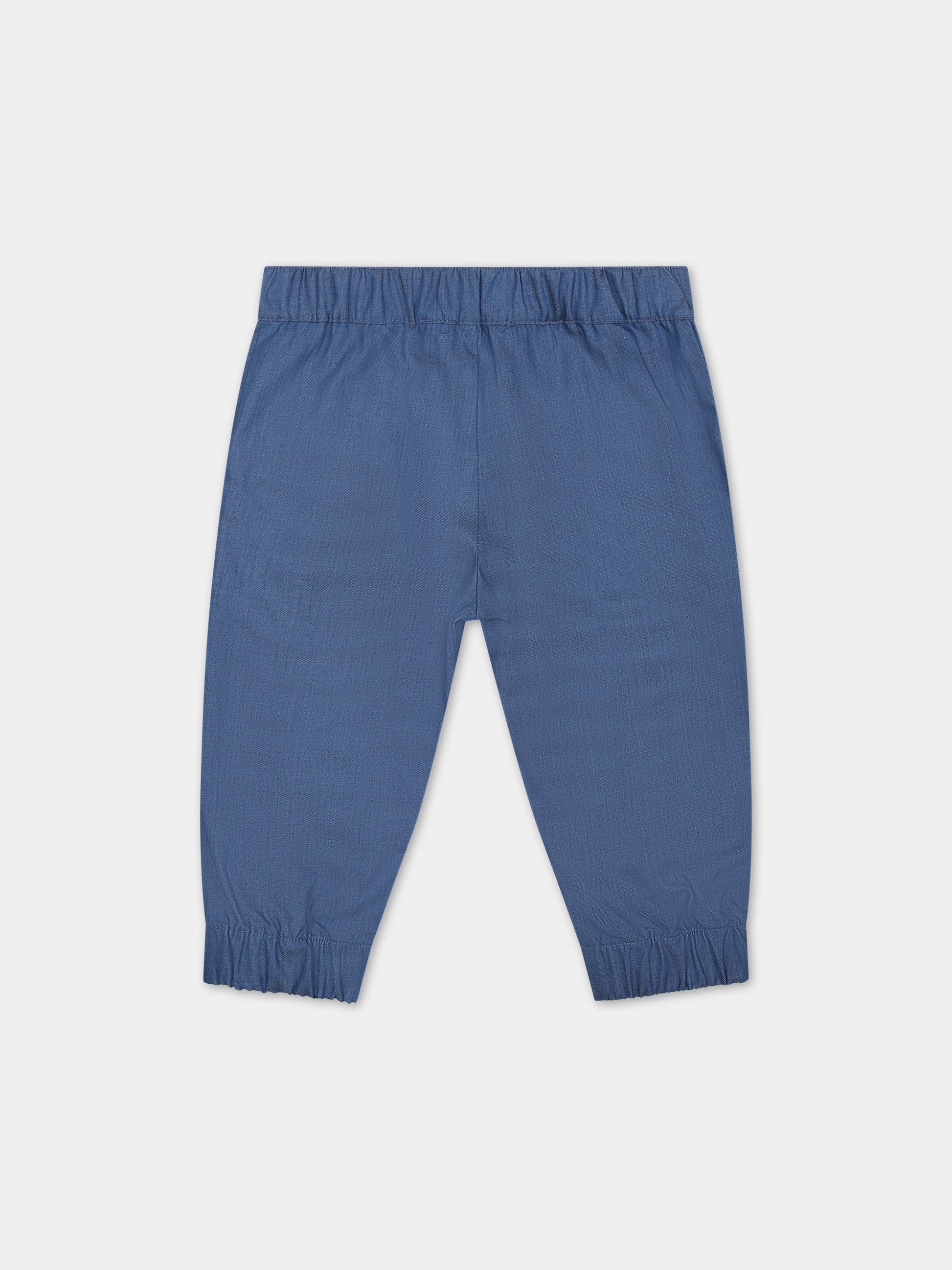 Jeans in denim per neonato con medusa,Versace,1013981 1A09738 2D930