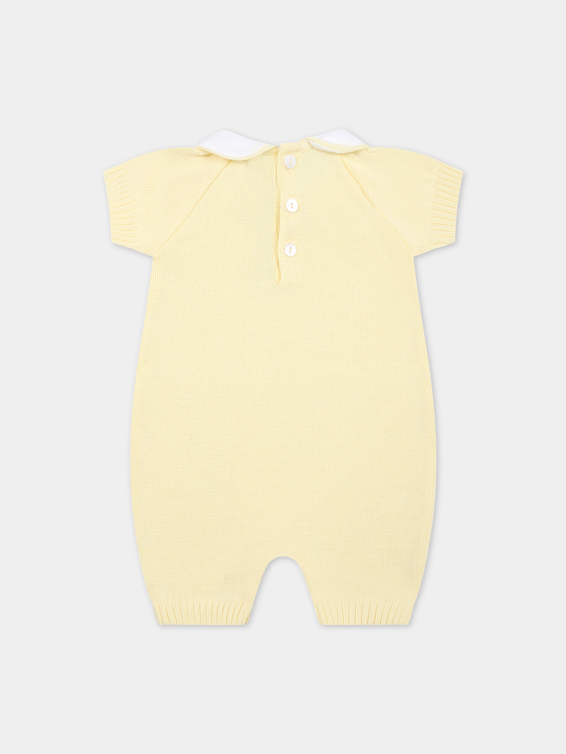 Pagliaccetto giallo per neonati,Little Bear,8116 GIALLO