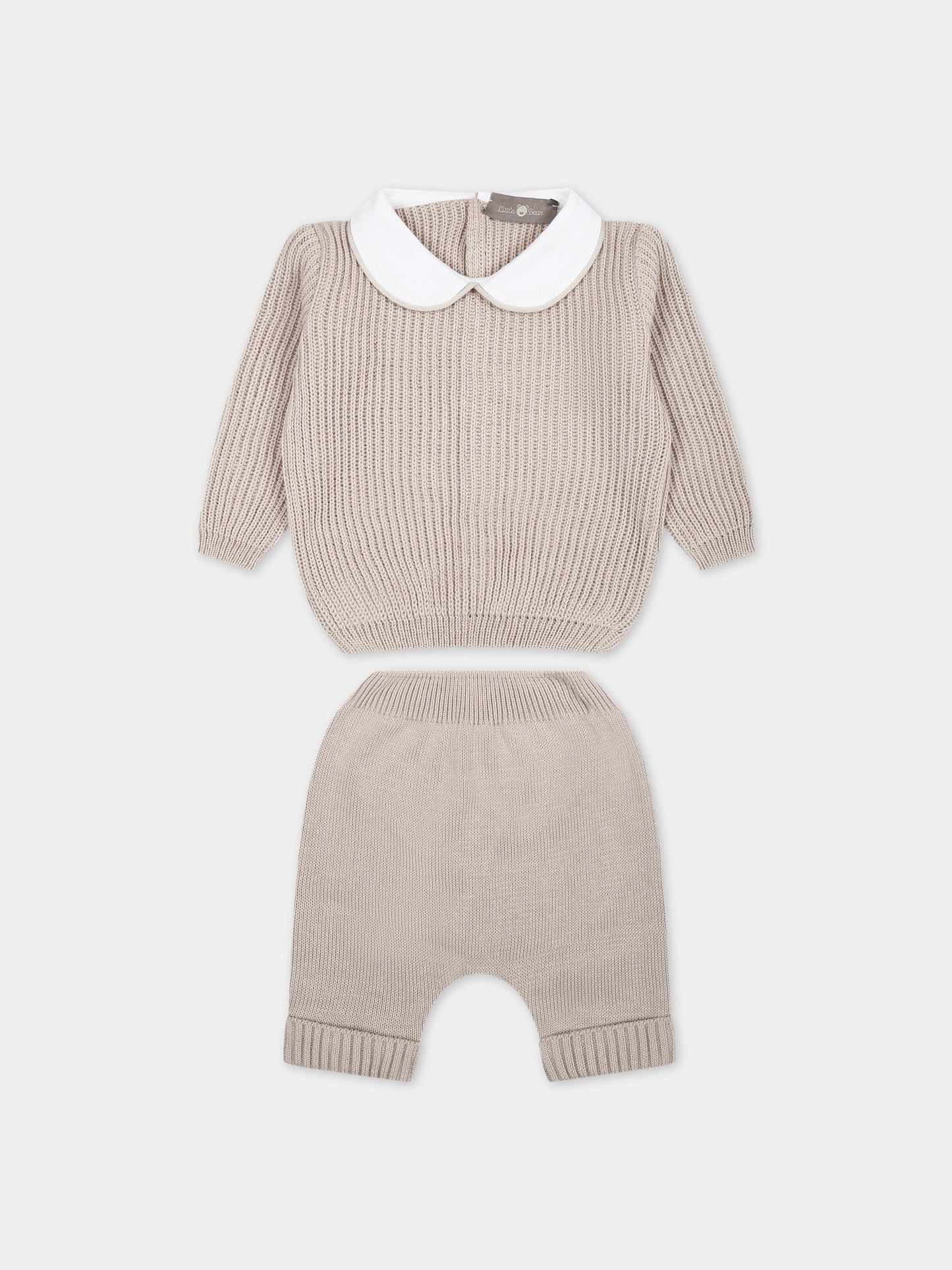 Completo nascita beige per neonati,Little Bear,8107 CORDA