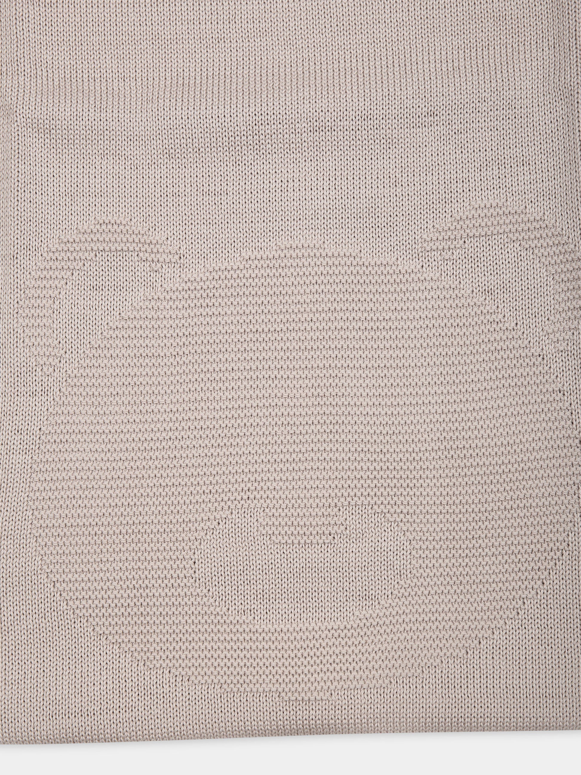 Coperta beige per neonati,Little Bear,8103 CORDA