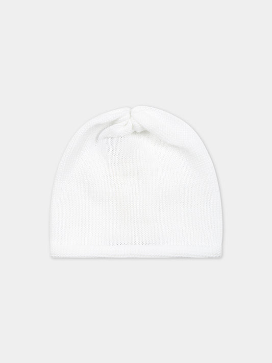 Cappello bianco per neonati,Little Bear,8017 BIANCO