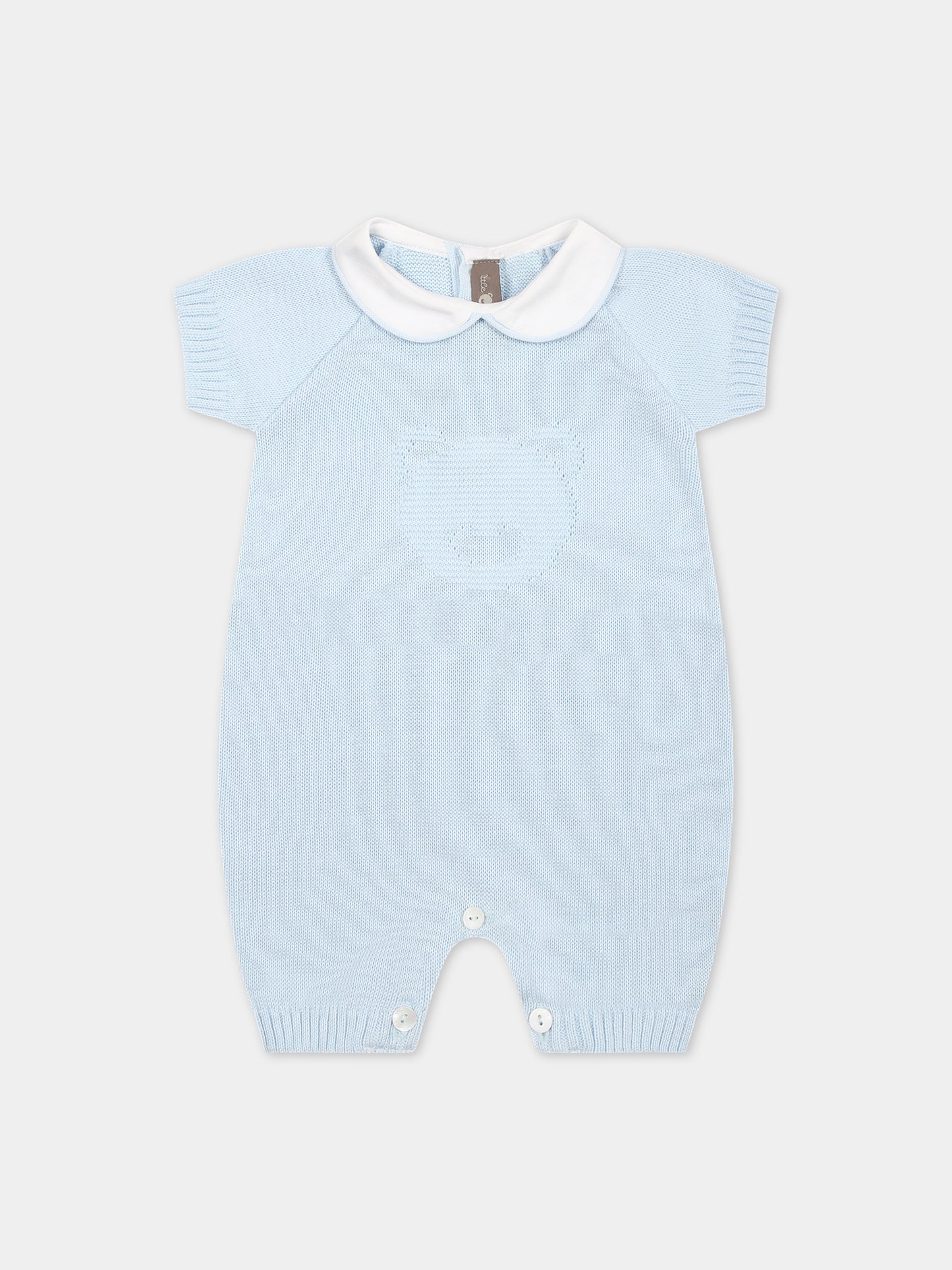 Pagliaccetto celeste per neonato,Little Bear,8116 CIELO