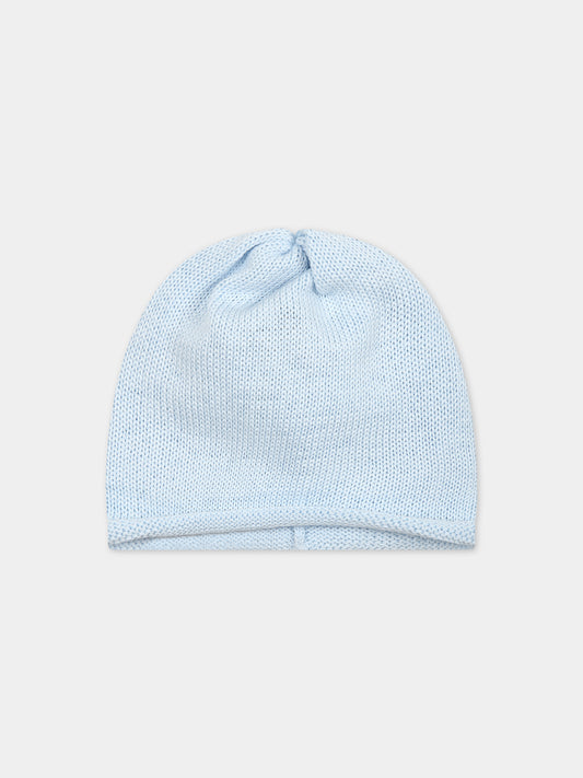 Cappello celeste per neonato,Little Bear,8017 CIELO