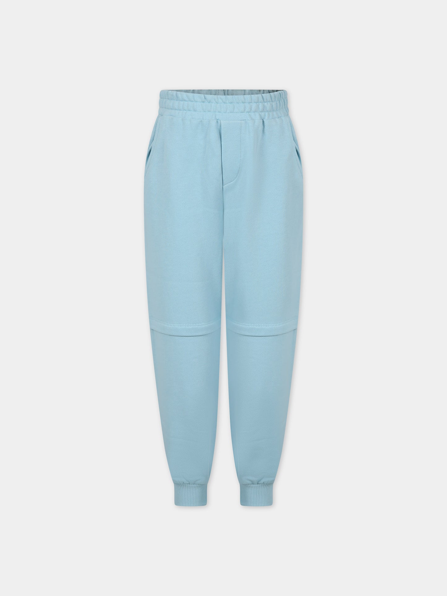 Pantaloni celesti per bambino con I Puffi,Armani Junior,3D4PJN 3J5GZ 0728