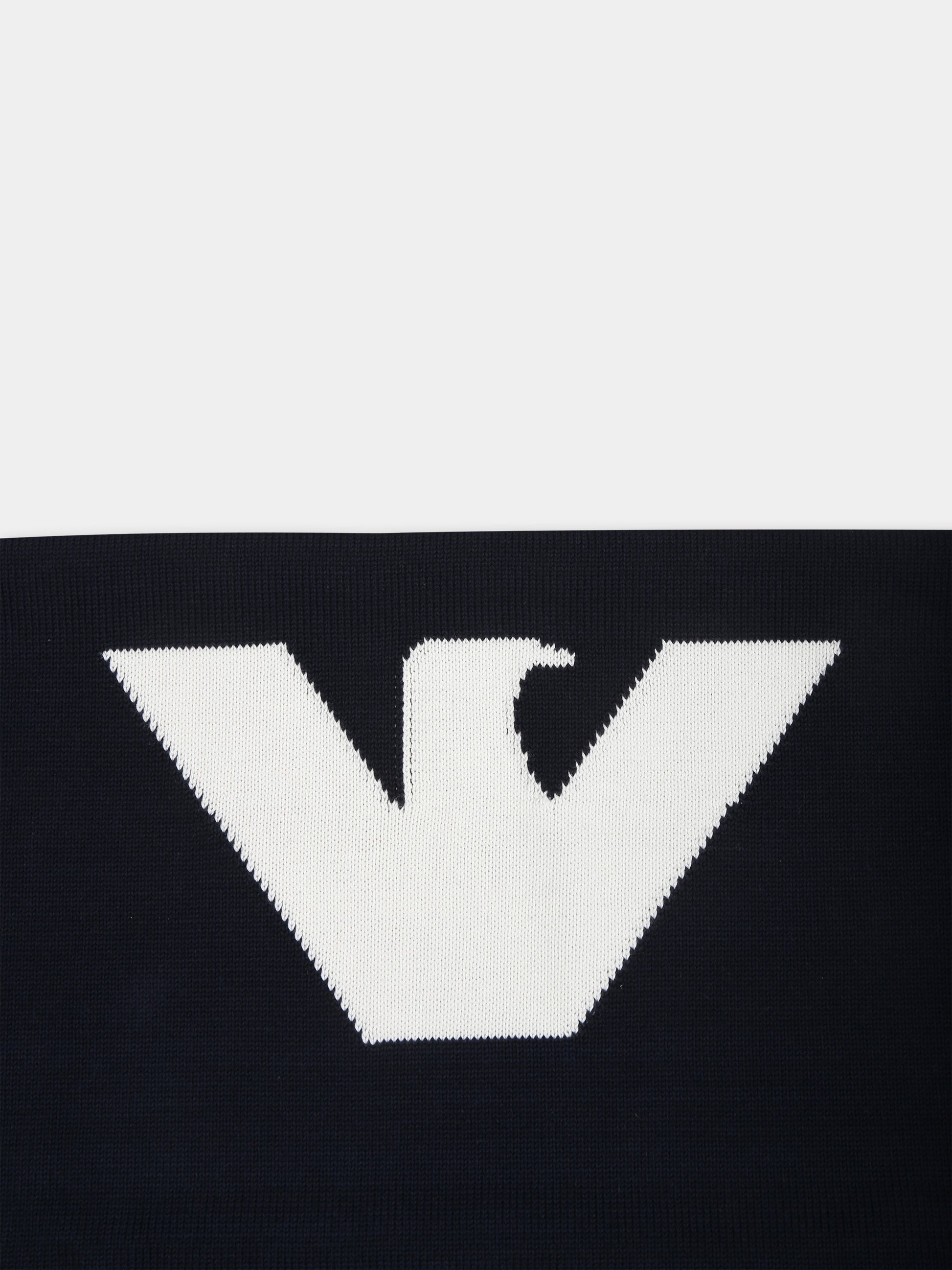 Coperta blu per neonato con iconico aquilotto,Armani Junior,3DN850 NM0BZ 0920