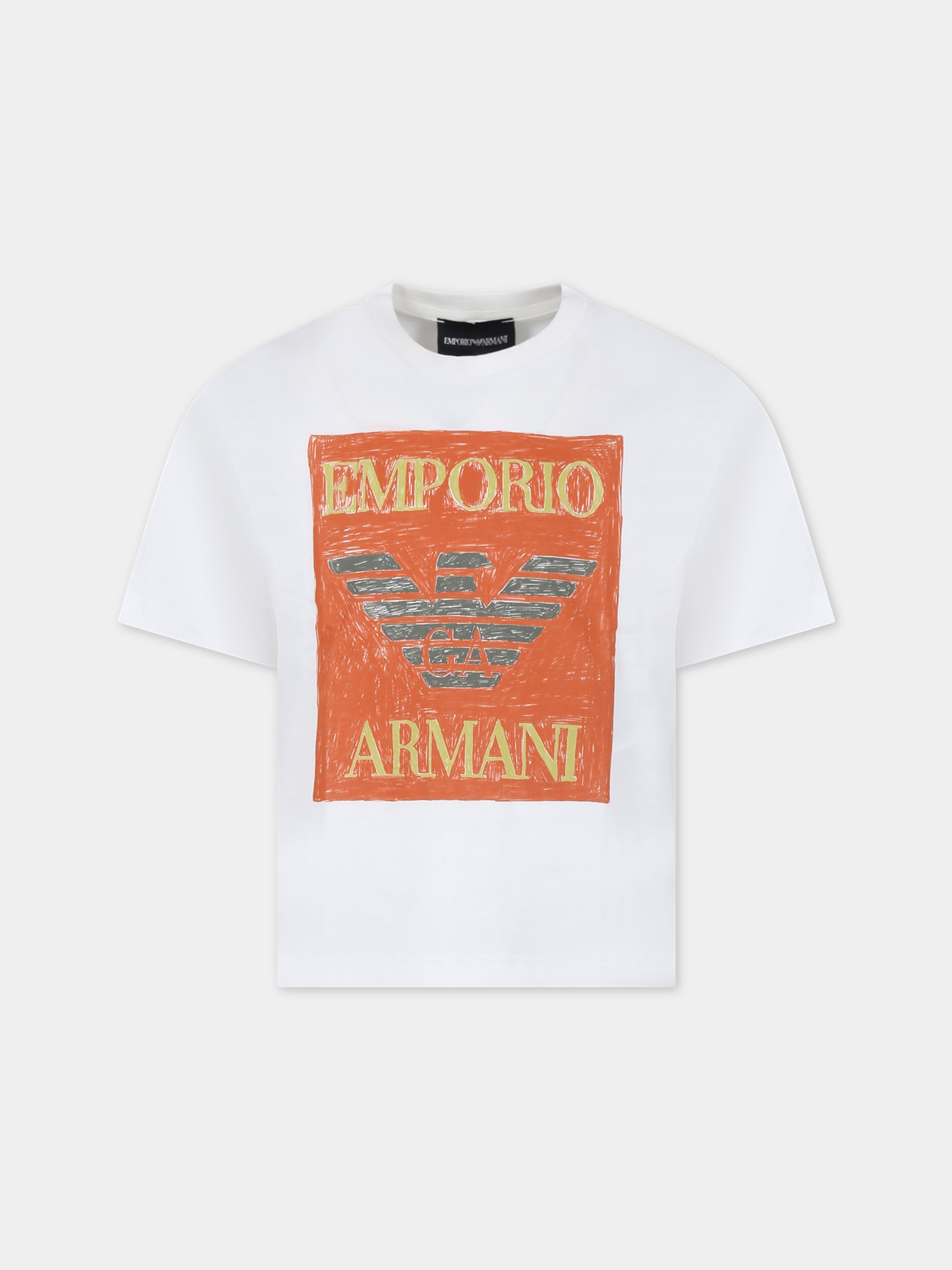 Set t-shirt multicolor per bambino con logo,Emporio Armani,3D4DJ6 3J51Z F118