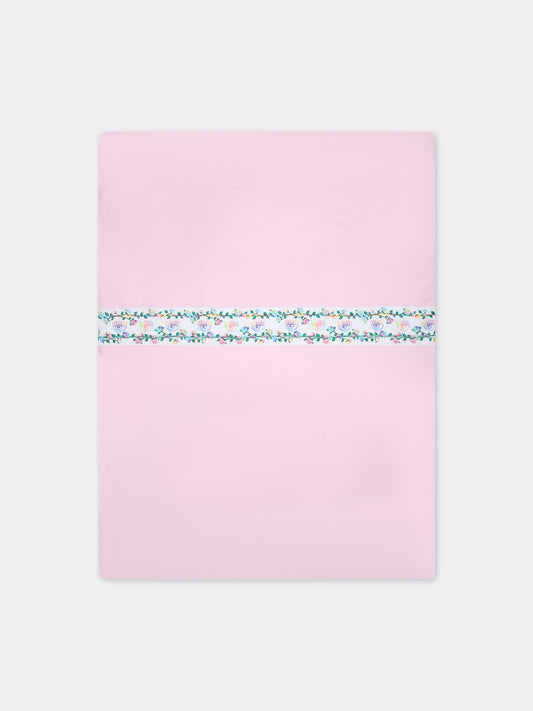 Coperta rosa per neonata con eyes flirting e rose,Chiara Ferragni Collection,55C002 3000 090F