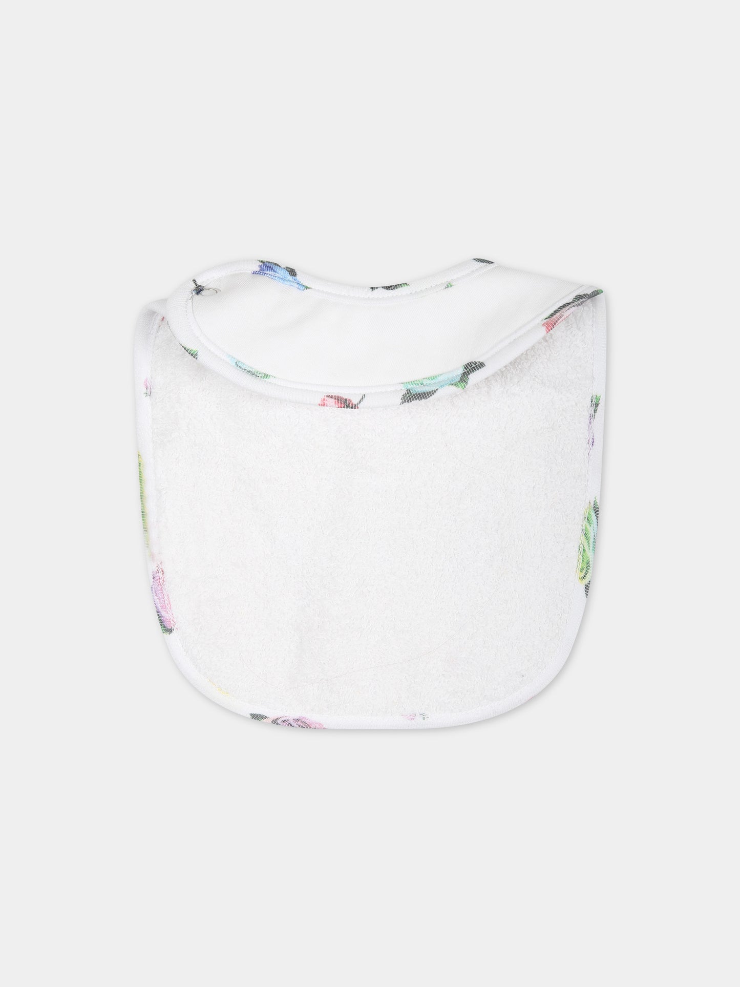 Tutina rosa per neonata con eyes flirting e rose multicolor,Chiara Ferragni Collection,55C500 3001 9984