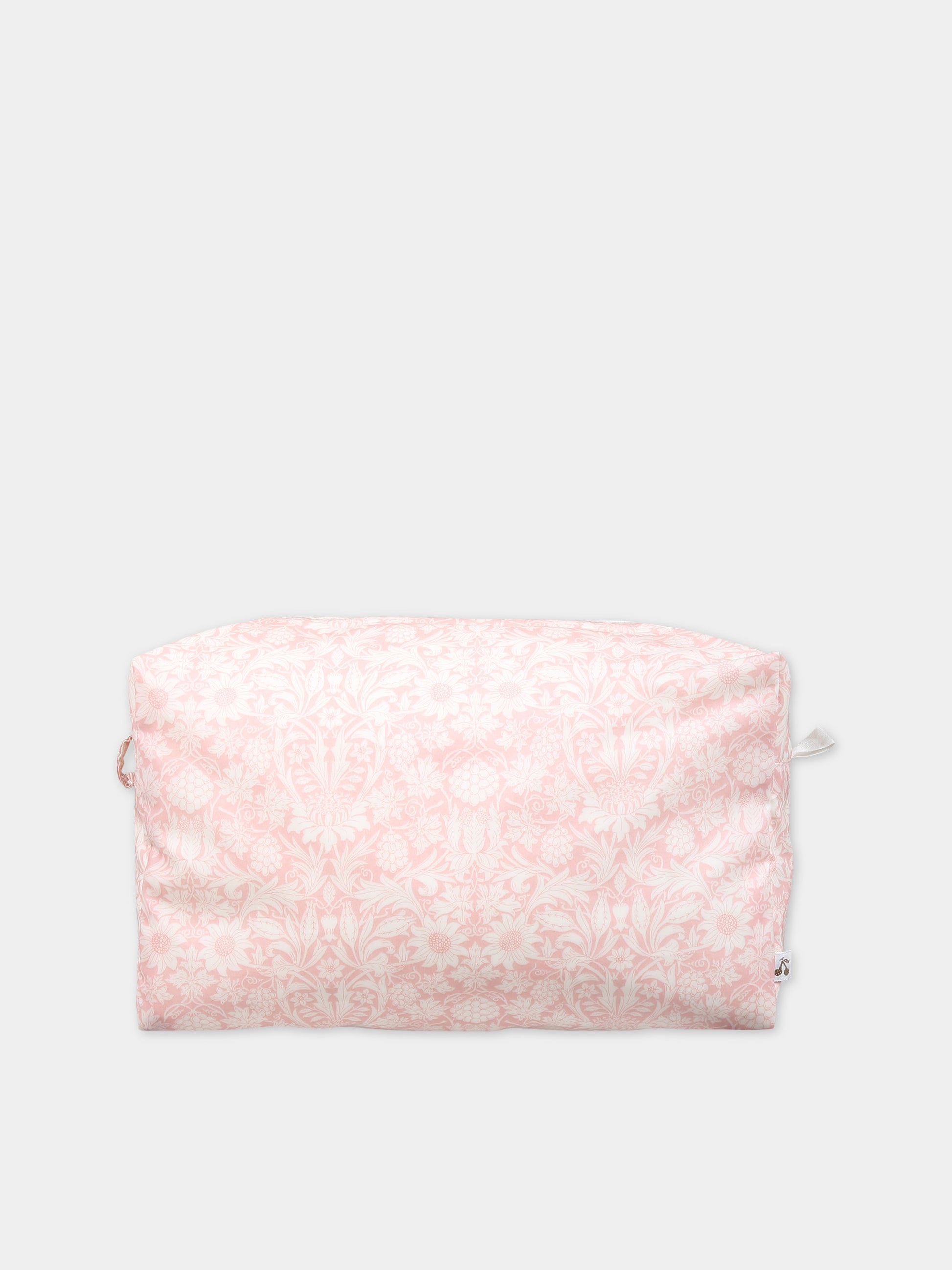Pochette rosa per neonata con stampa fiori,Bonpoint,S04NACW00003 521B