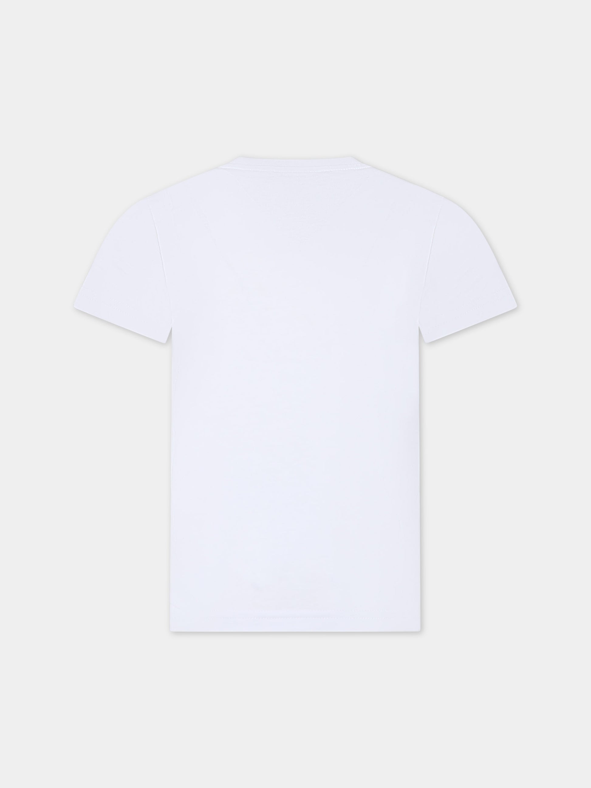 T-shirt bianca per bambino con logo,Dsquared2,DQ2415 D00MV D2T1059U DQ10V