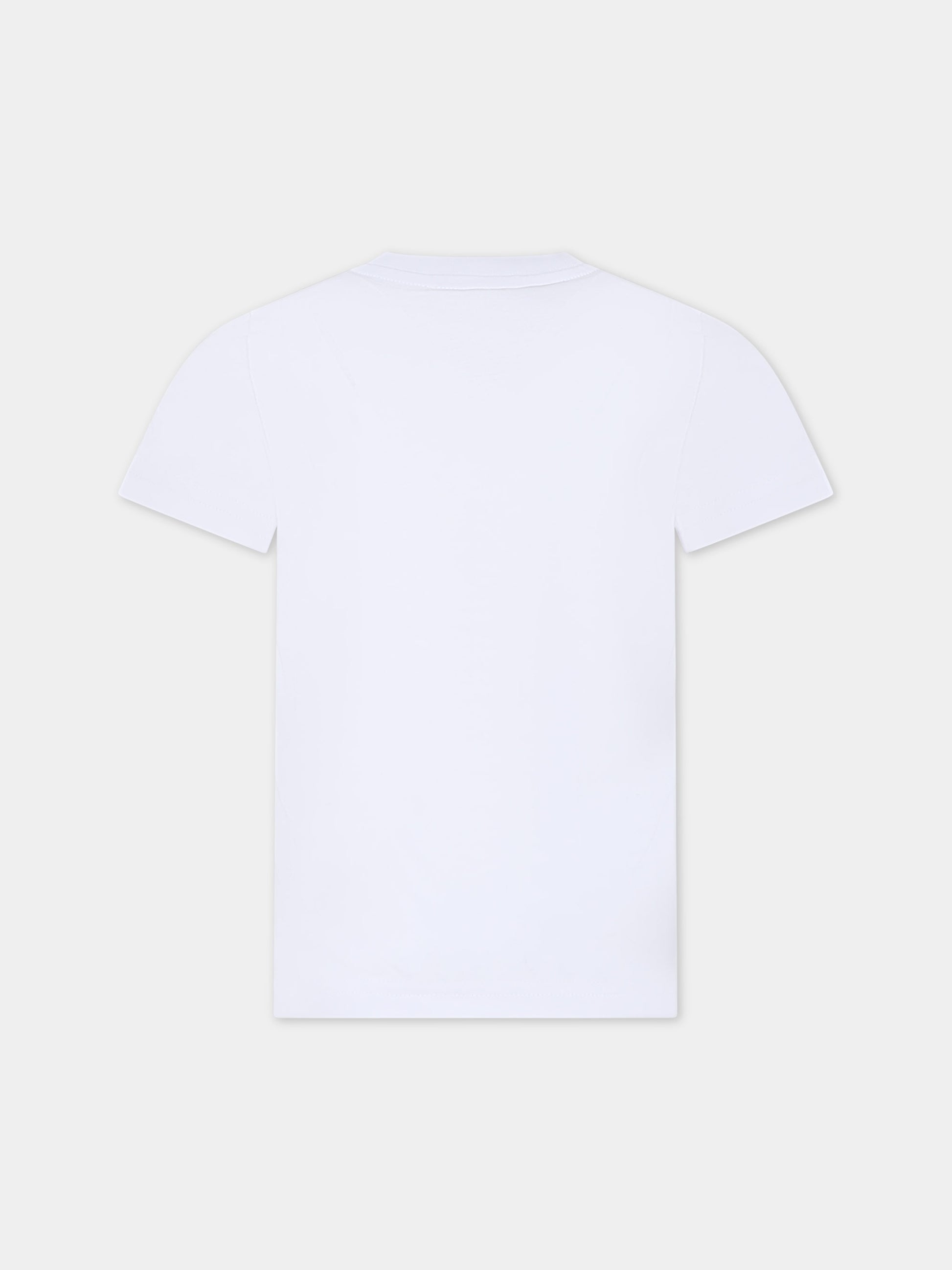 T-shirt bianca per bambino con logo,Dsquared2,DQ2415 D00MV D2T1059U DQ10Y