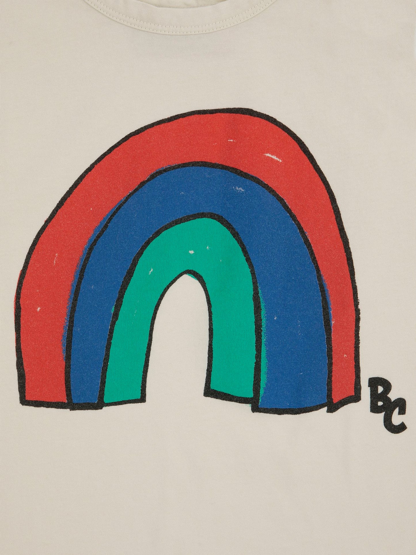 Canotta avorio per bambini con arcobaleno,Bobo Choses,124AC028