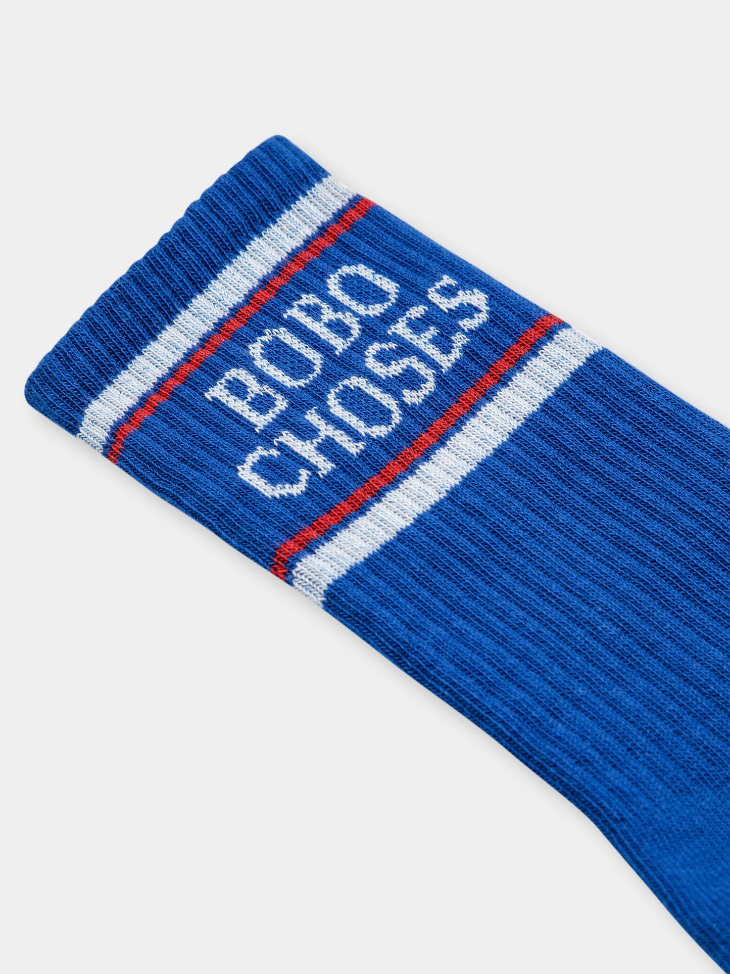 Calze in spugna blu per bambini con logo,Bobo Choses,124AI004