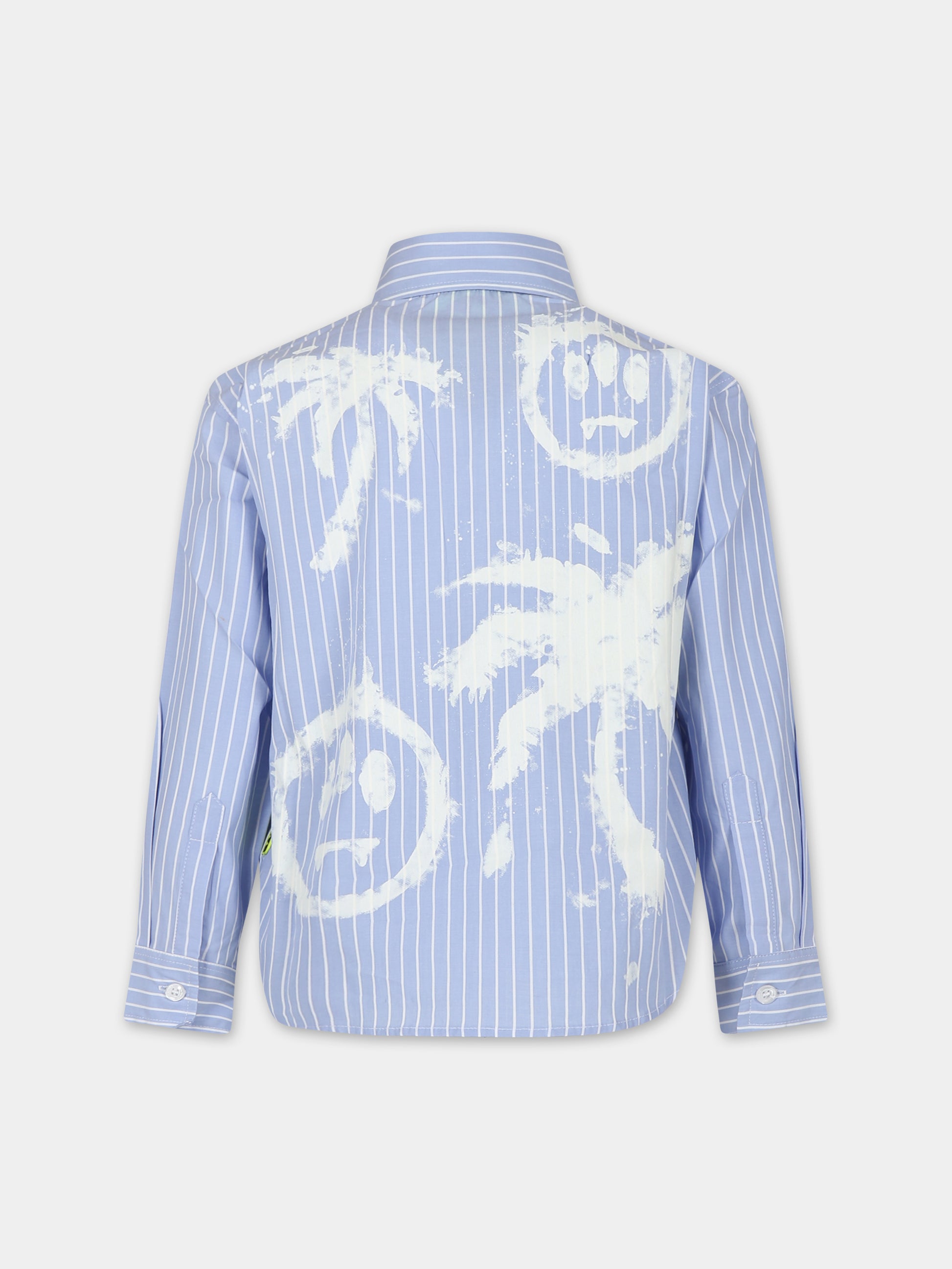 Camicia celeste per bambino con smile,Barrow,S4BKJUSI039 050