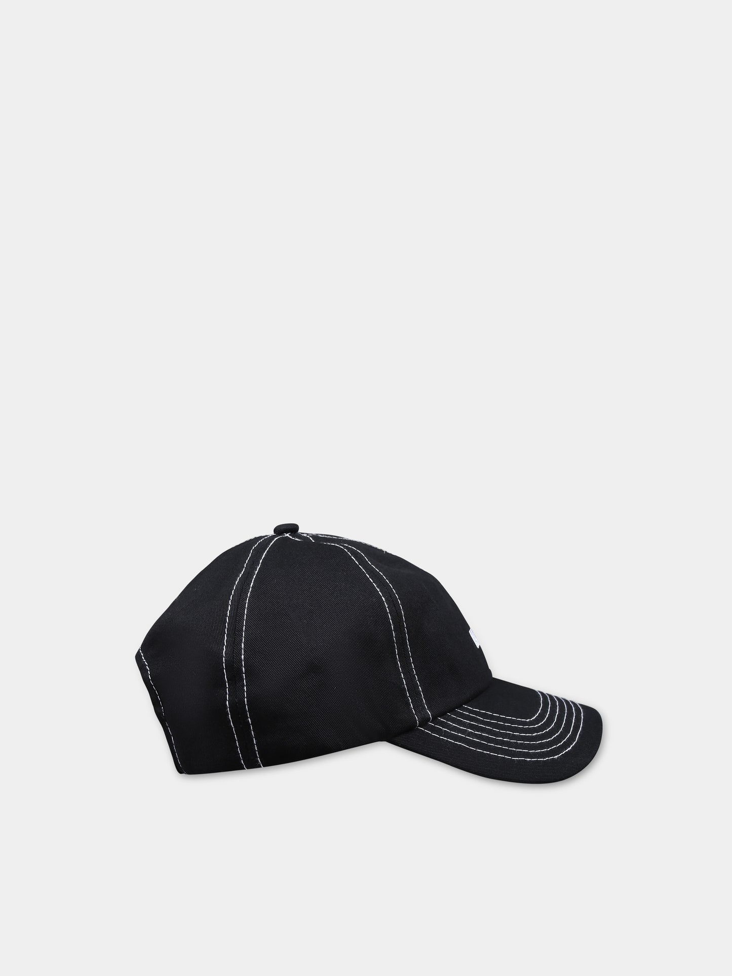 Cappello nero con visiera per bambino,Msgm Kids,S4MSJUBC042 110