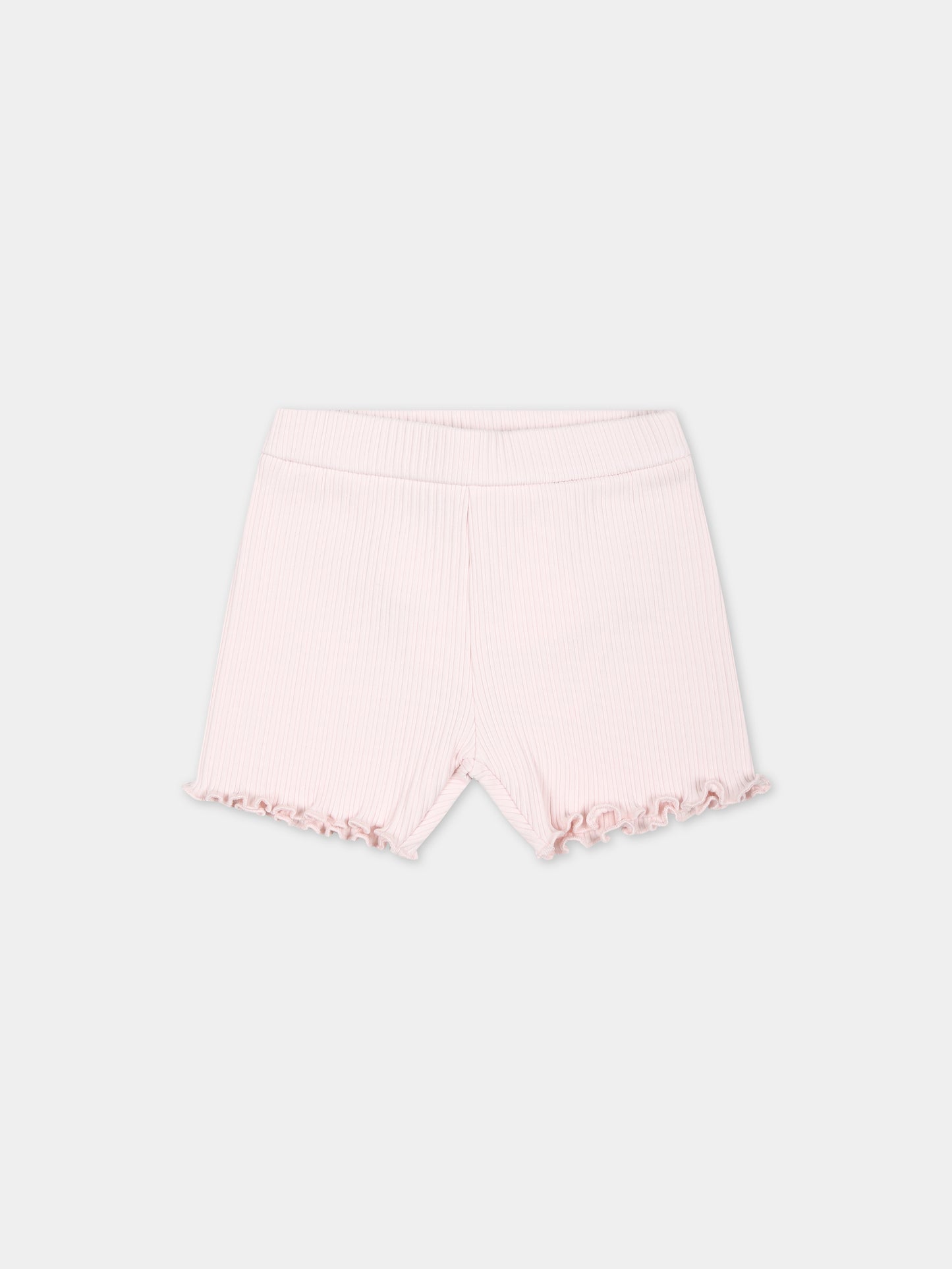 Shorts sportivo rosa per neonata con logo,Moncler Kids,951 8H00004 89ADL 503