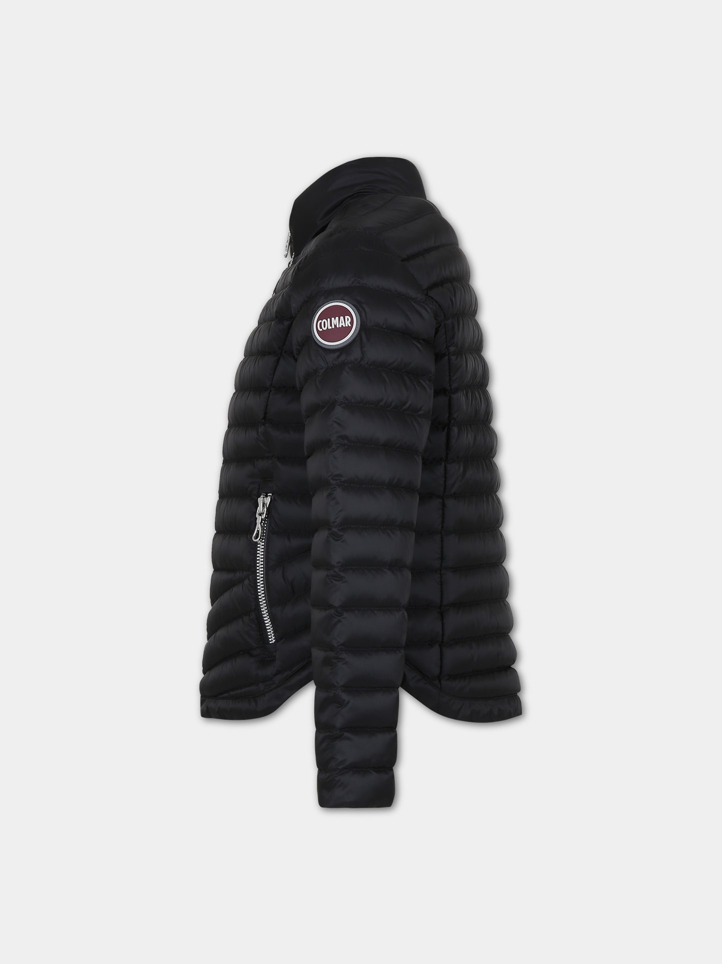 Piumino nero per bambina con logo,Colmar Originals Kids,3457A 9VX 99