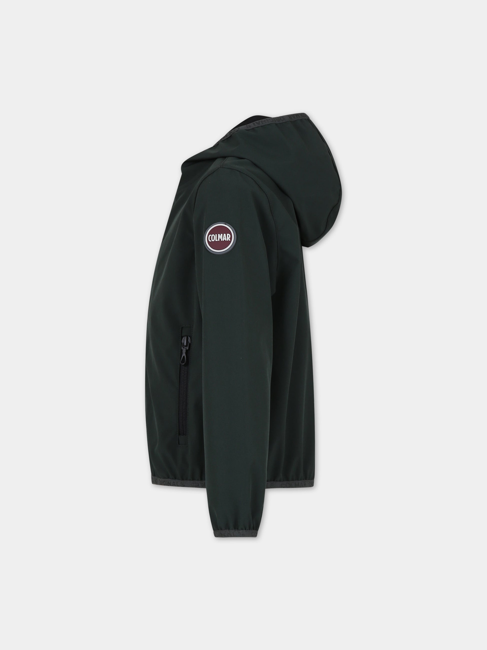 Giacca a vento verde per bambino con logo,Colmar Originals Kids,3966A 6WV 382