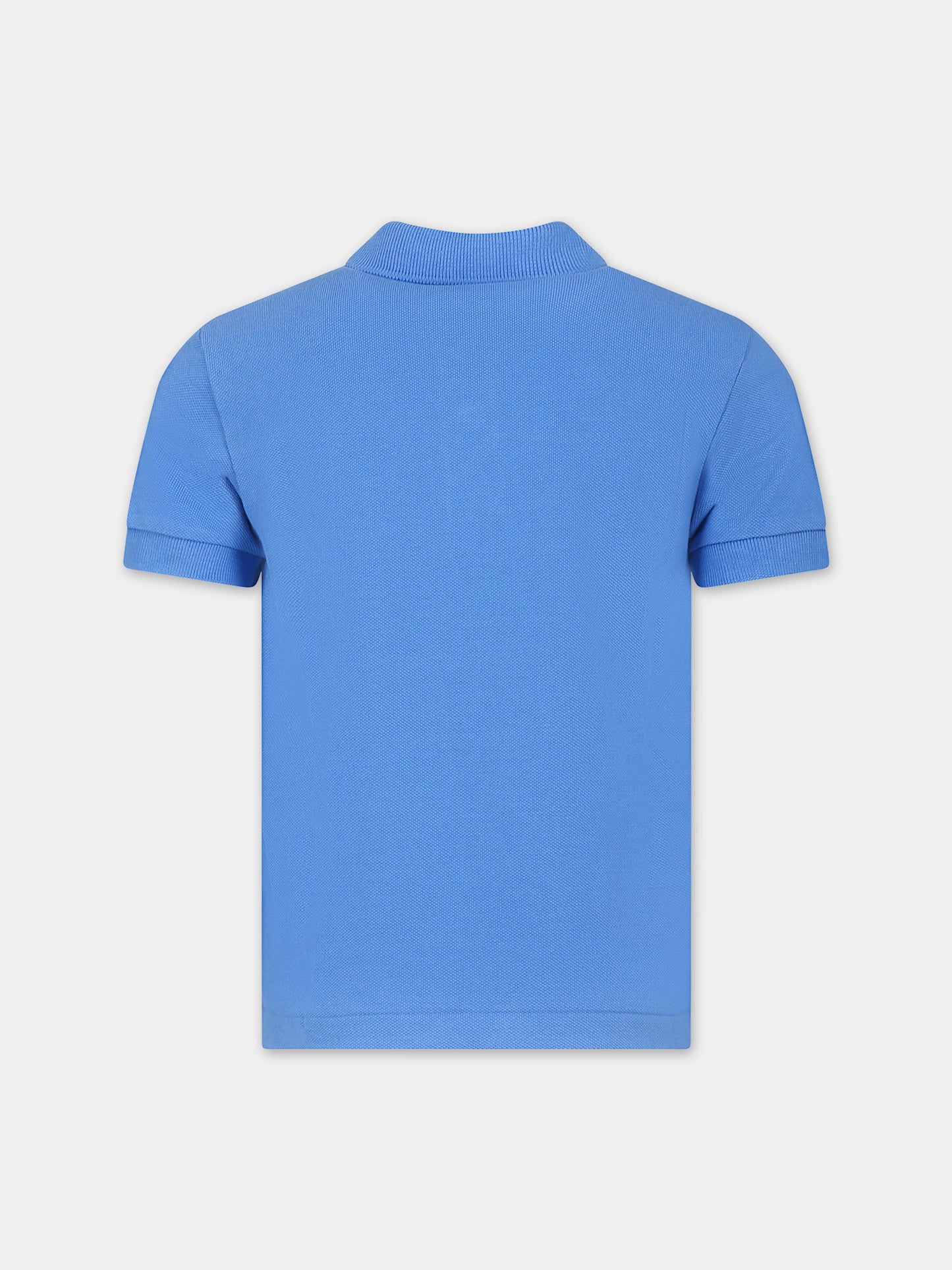 Polo azzurra per bambino con coccodrillo,Lacoste,PJ2909 L99
