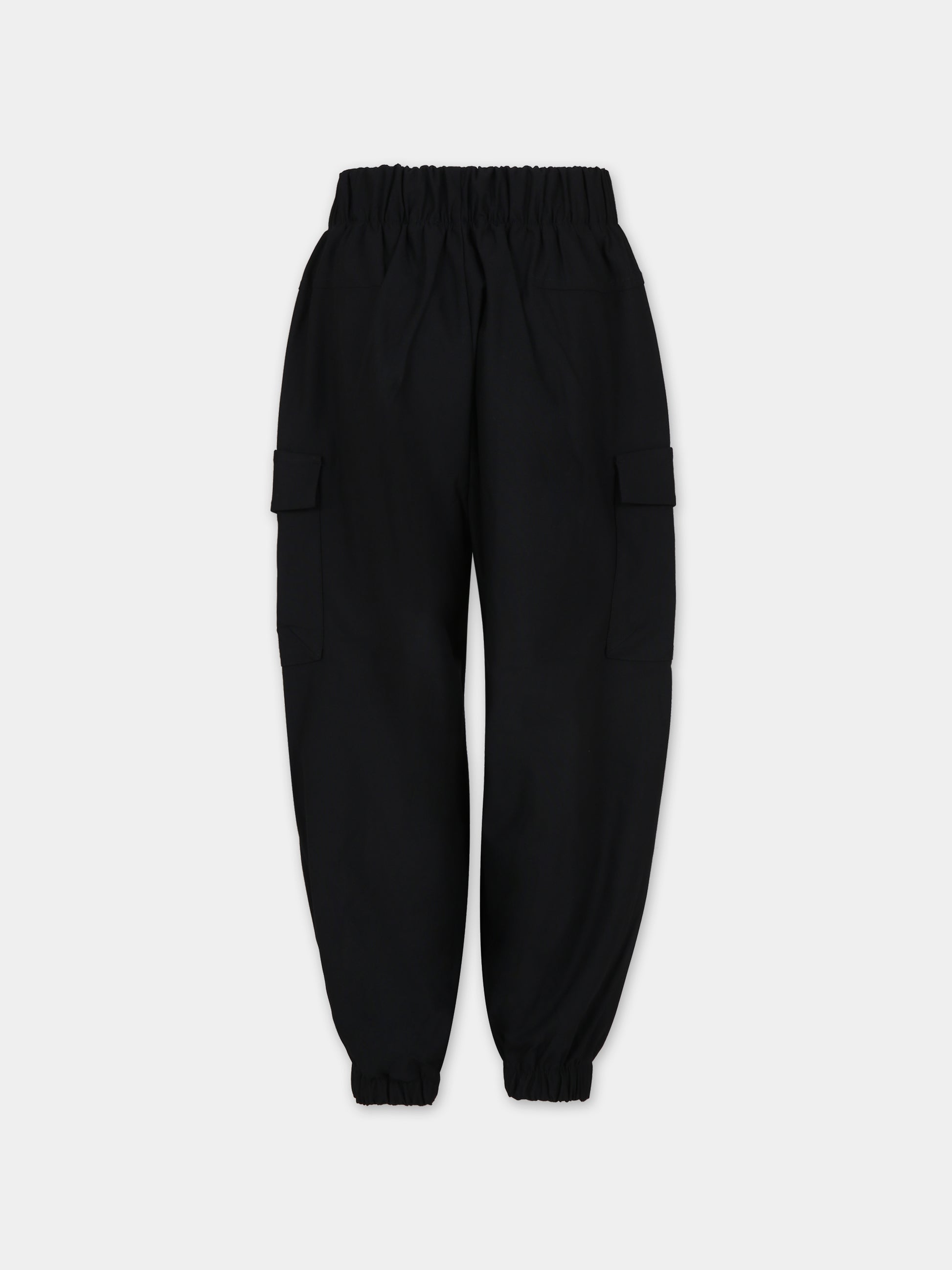 Pantalone casual nero con logo,Calvin Klein Kids,24SMCKIB0IB02079 BEH