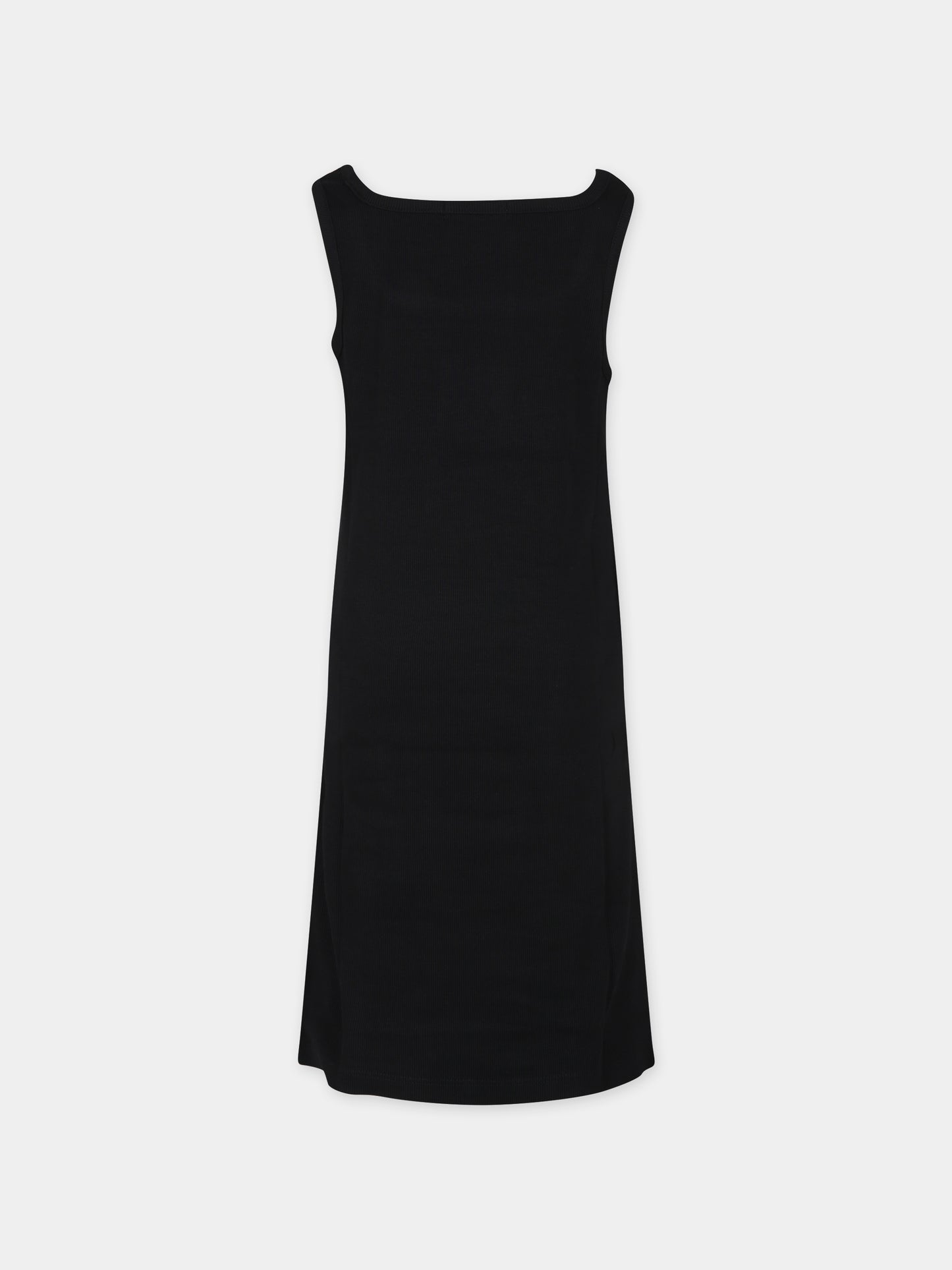 Vestito nero per bambina con logo,Calvin Klein Kids,24SMCKIG0IG02471T BEH