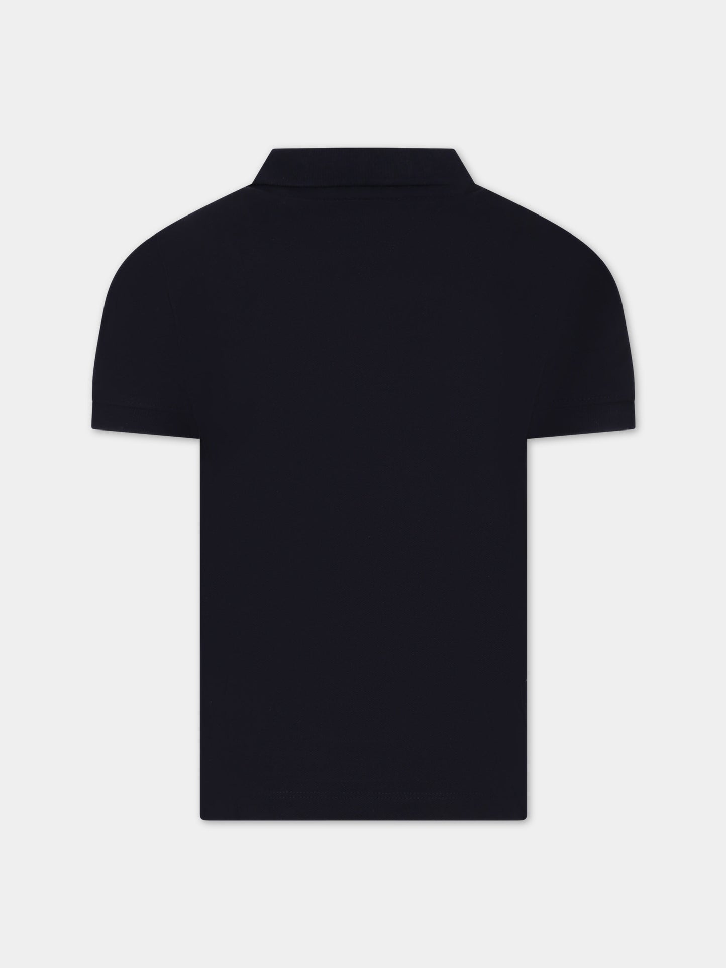 Polo blu per bambino con logo,Tommy Hilfiger Junior,24SMTHKB0KB08853 DW5