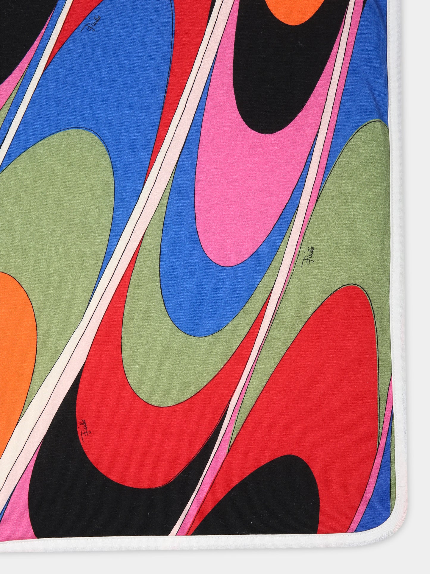 Coperta per neonata con iconica stampa multicolor,Emilio Pucci Junior,PU0090 J0415 999