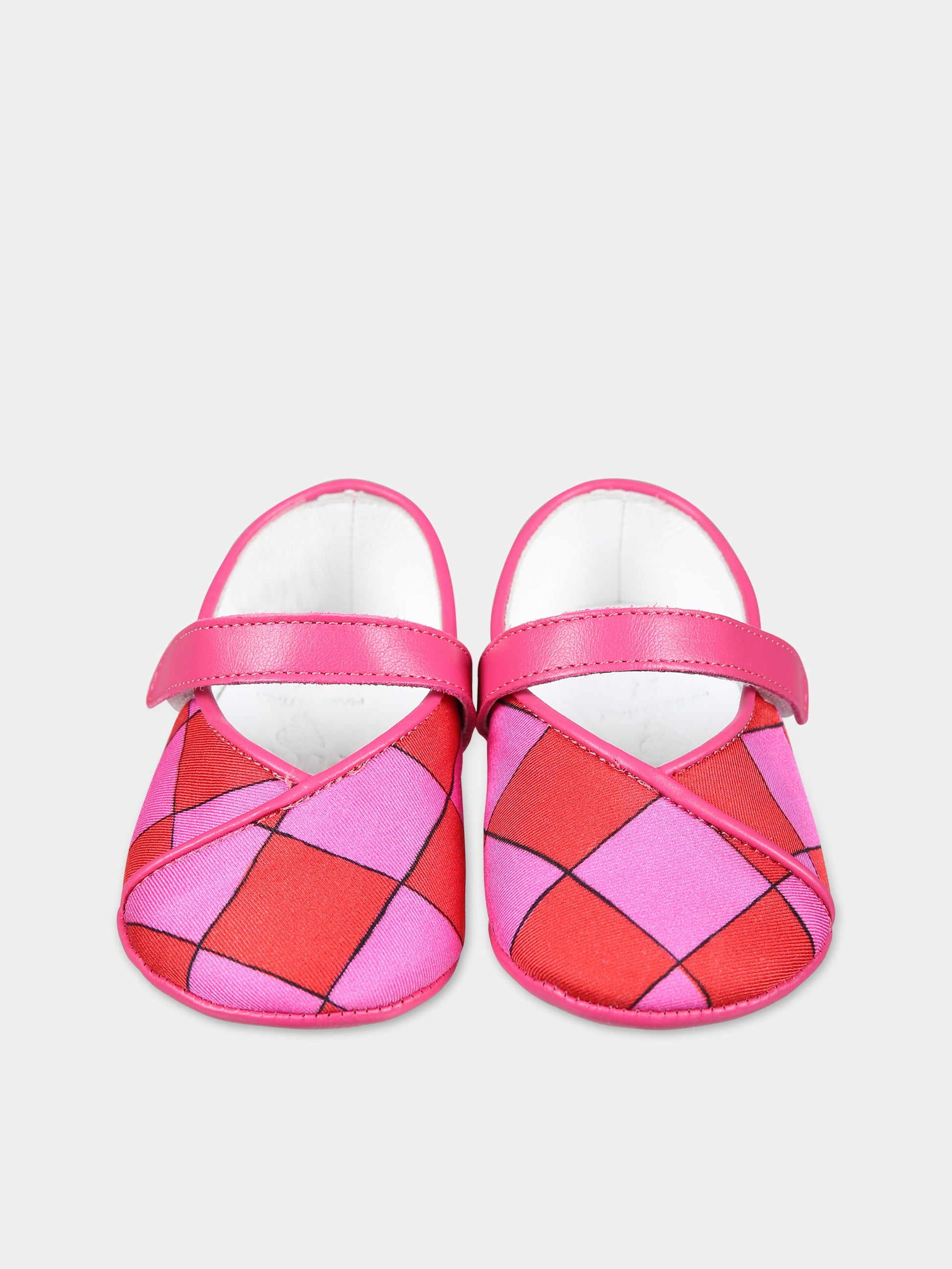 Ballerine multicolor per neonata con iconica stampa multicolor,Emilio Pucci Junior,PU0126 K0193 999