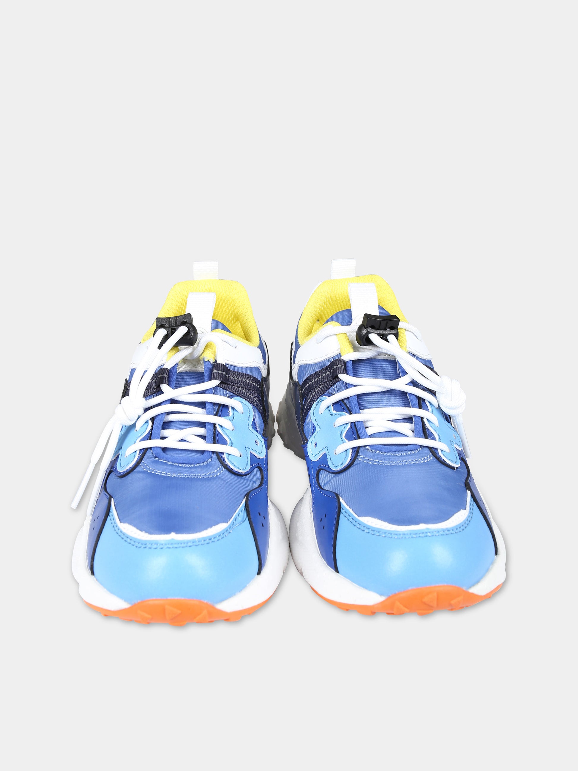 Sneaker basse azzurre Yamano per bambino,Flower Mountain,1C34 001 2015497 21